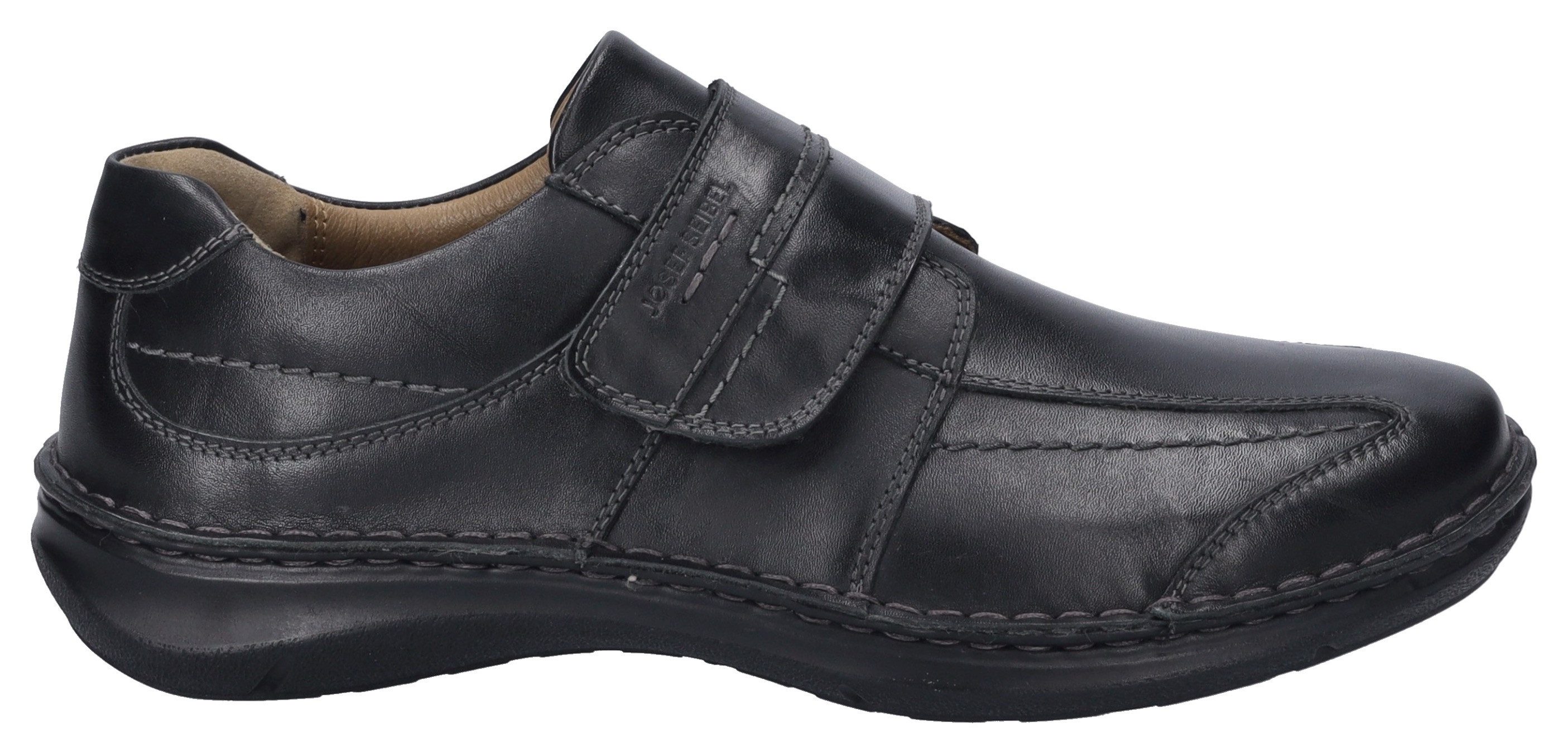 Josef Seibel Instappers New Anvers 02 Klittenbandschoen, vrijetijdsschoen, comfort schoen in extra brede vorm