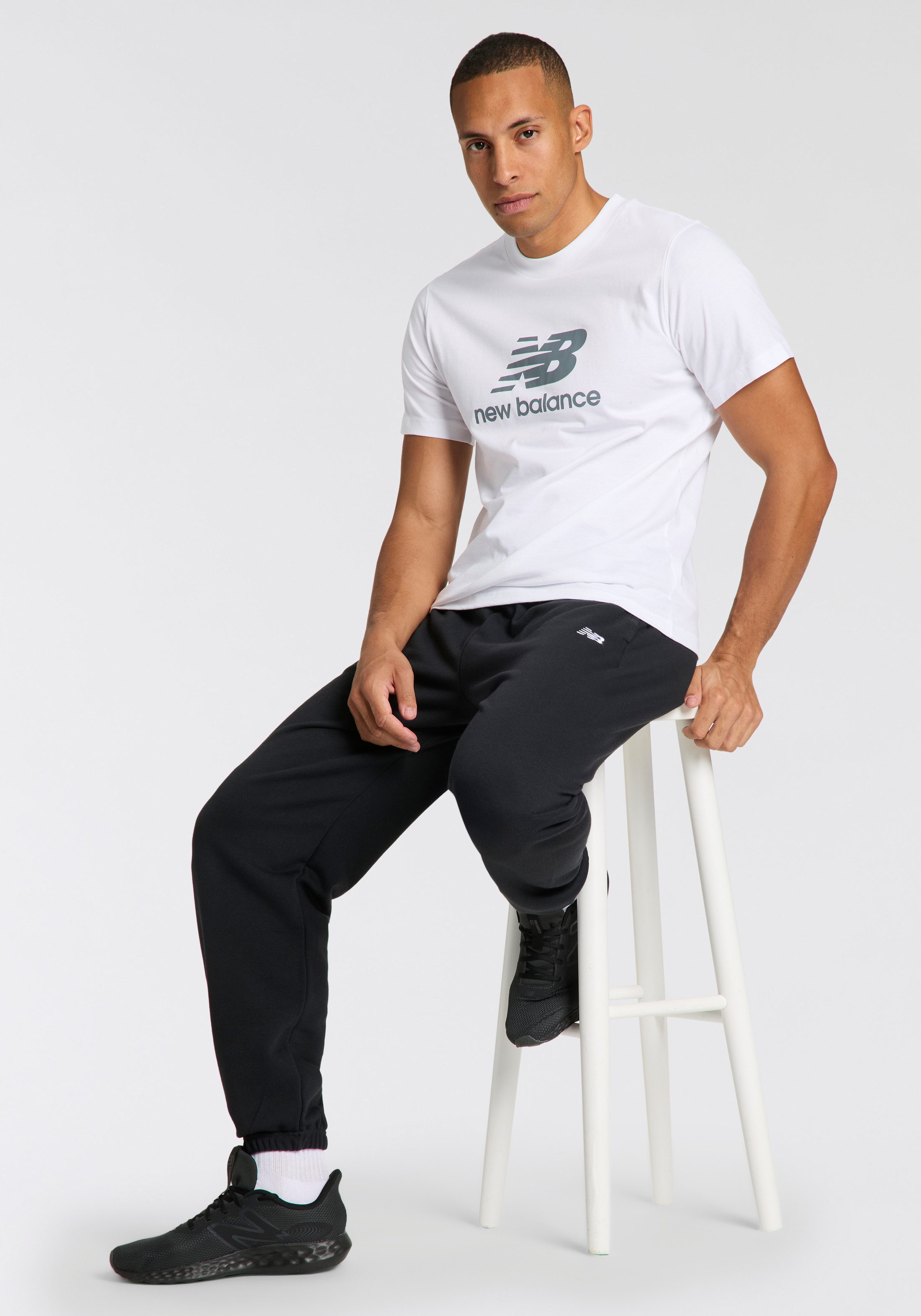 New Balance T-shirt Sport Essentials logo T-shirt NB NAVY