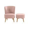 heine home fauteuil (2 stuks) roze