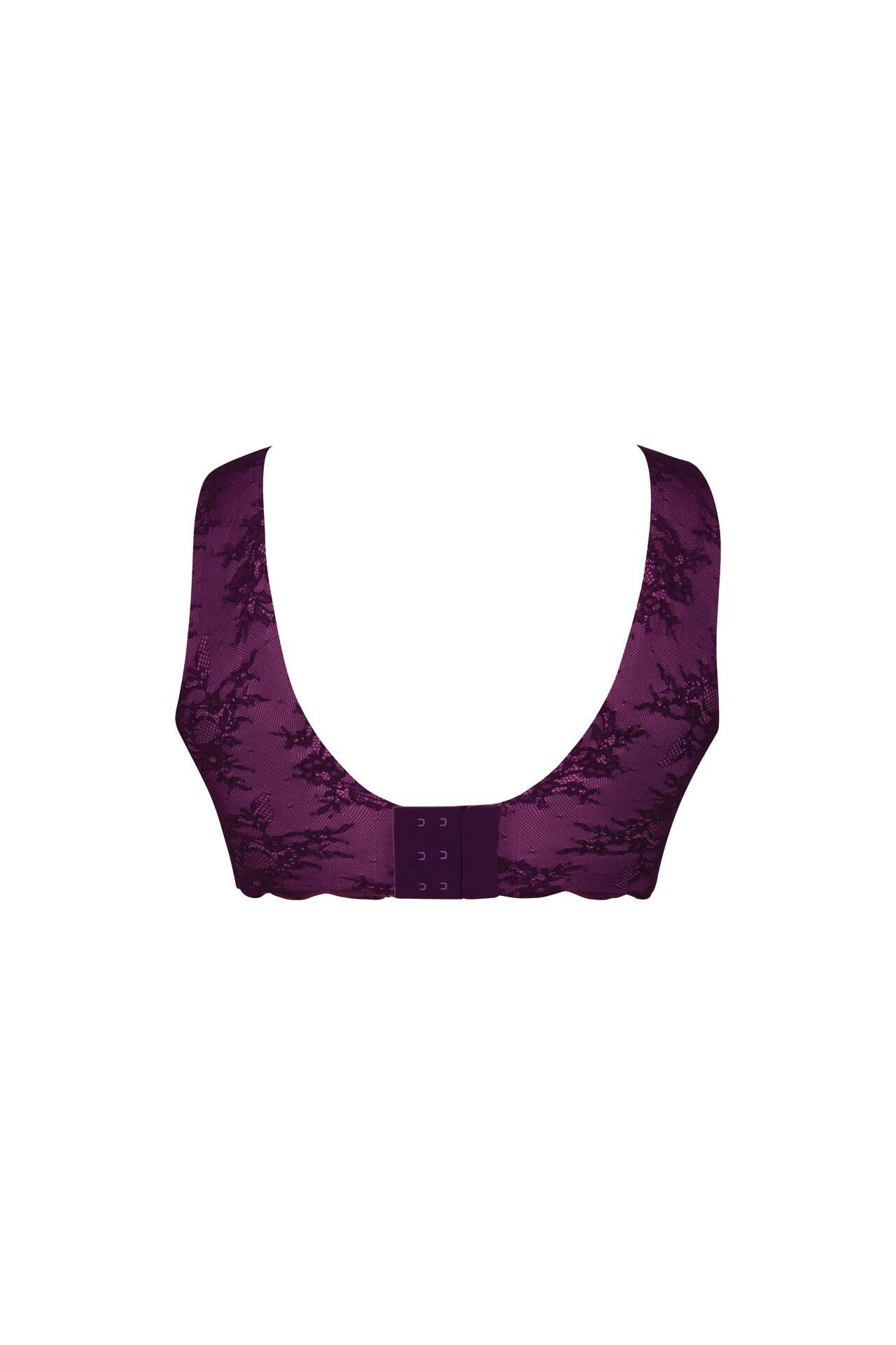 Anita Comfort Bralette Essentials Kant met voorgevormde cups Bloemige kant, uitneembare schuimcups, delicate zijden band (1-delig)