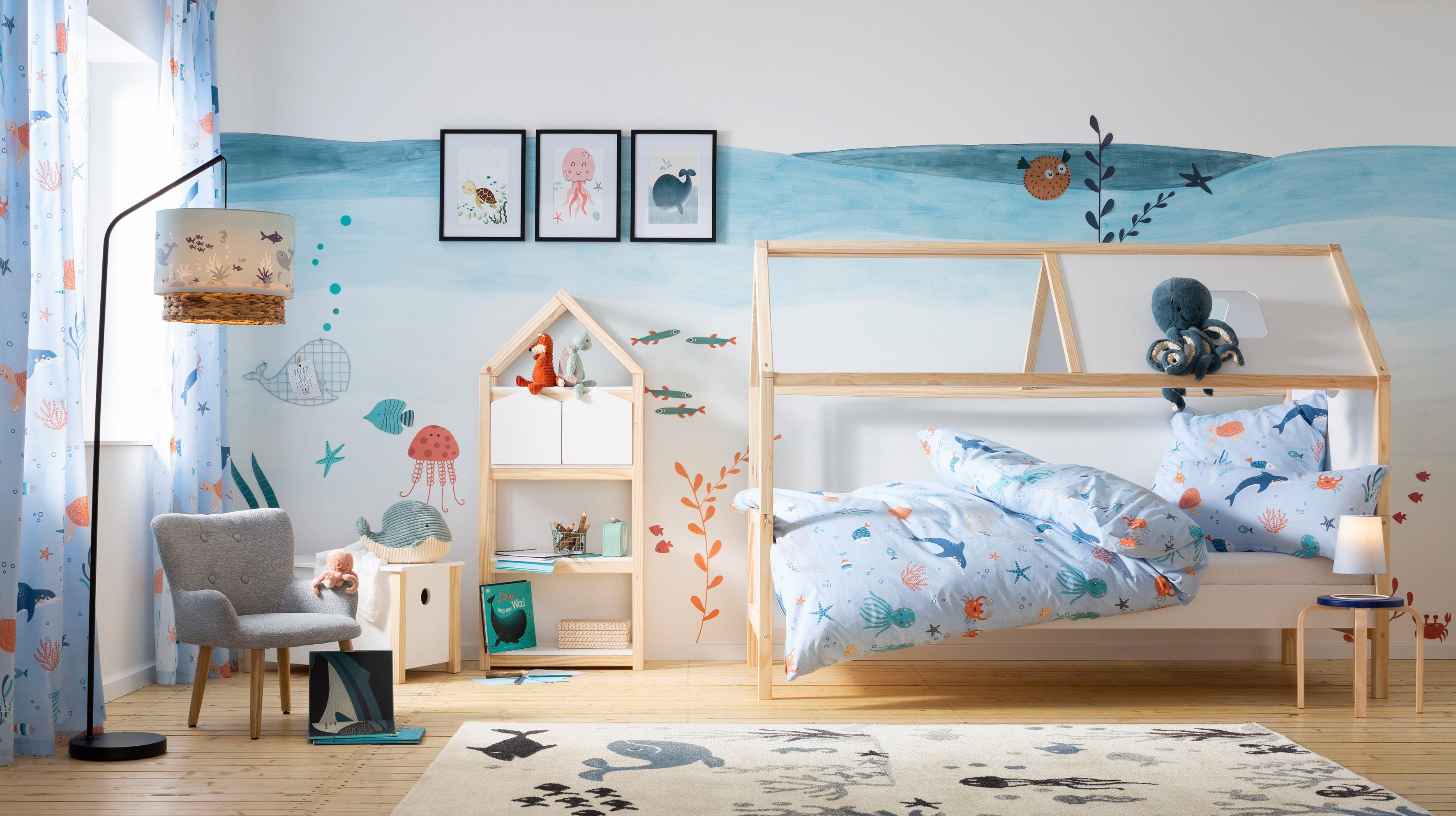 Lüttenhütt Wanddecoratie Crush HD premium posterdruk incl. houten lijst (1 stuk)