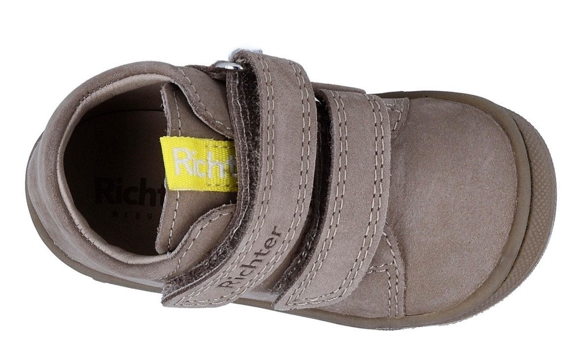 Richter Babyschoentjes Maxi WMS: gemiddeld Klittenbandschoen met gepolsterde instap, maat sjabloon om te downloaden