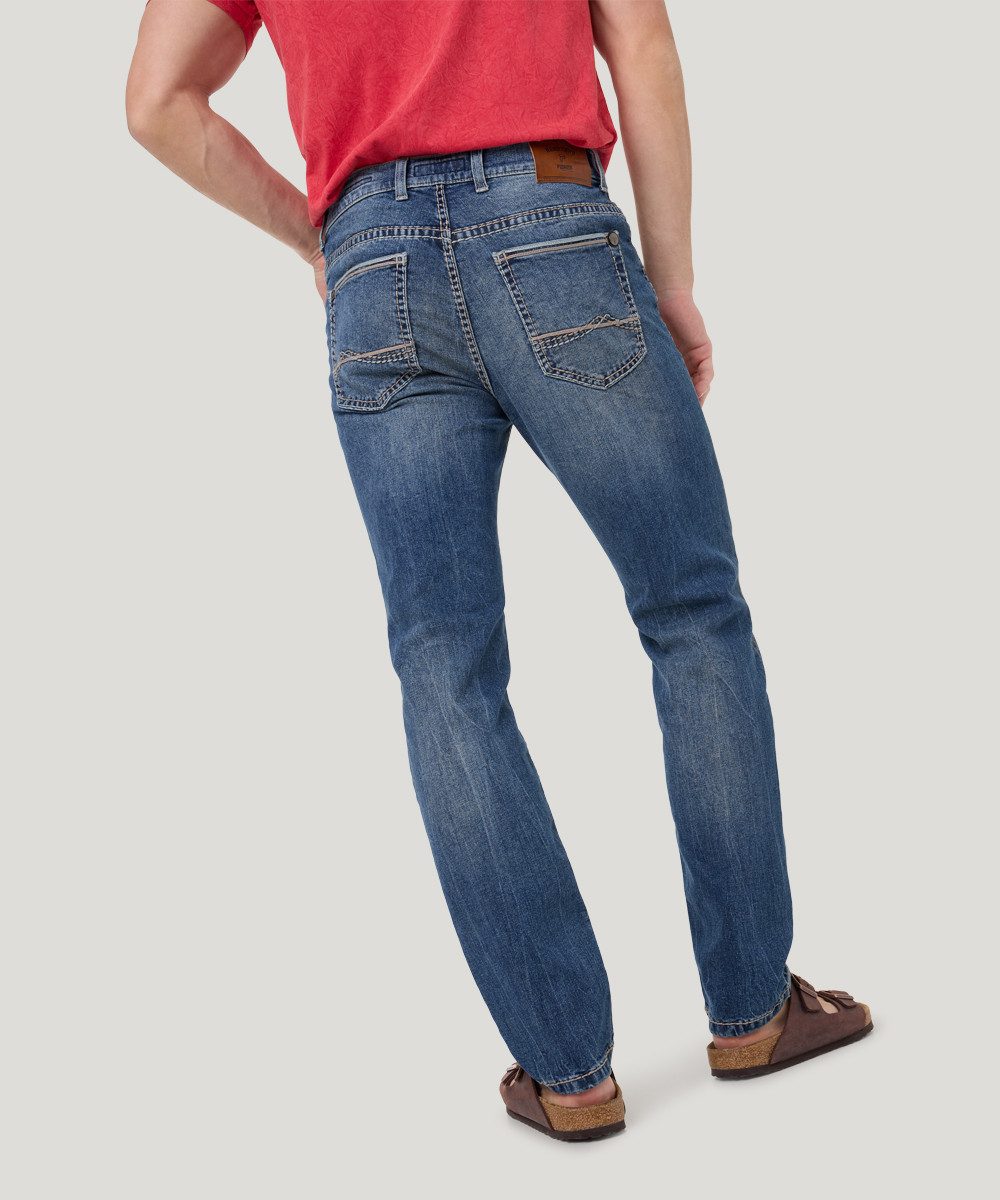 Pioneer Authentic Jeans Straight jeans Rando dikke naden
