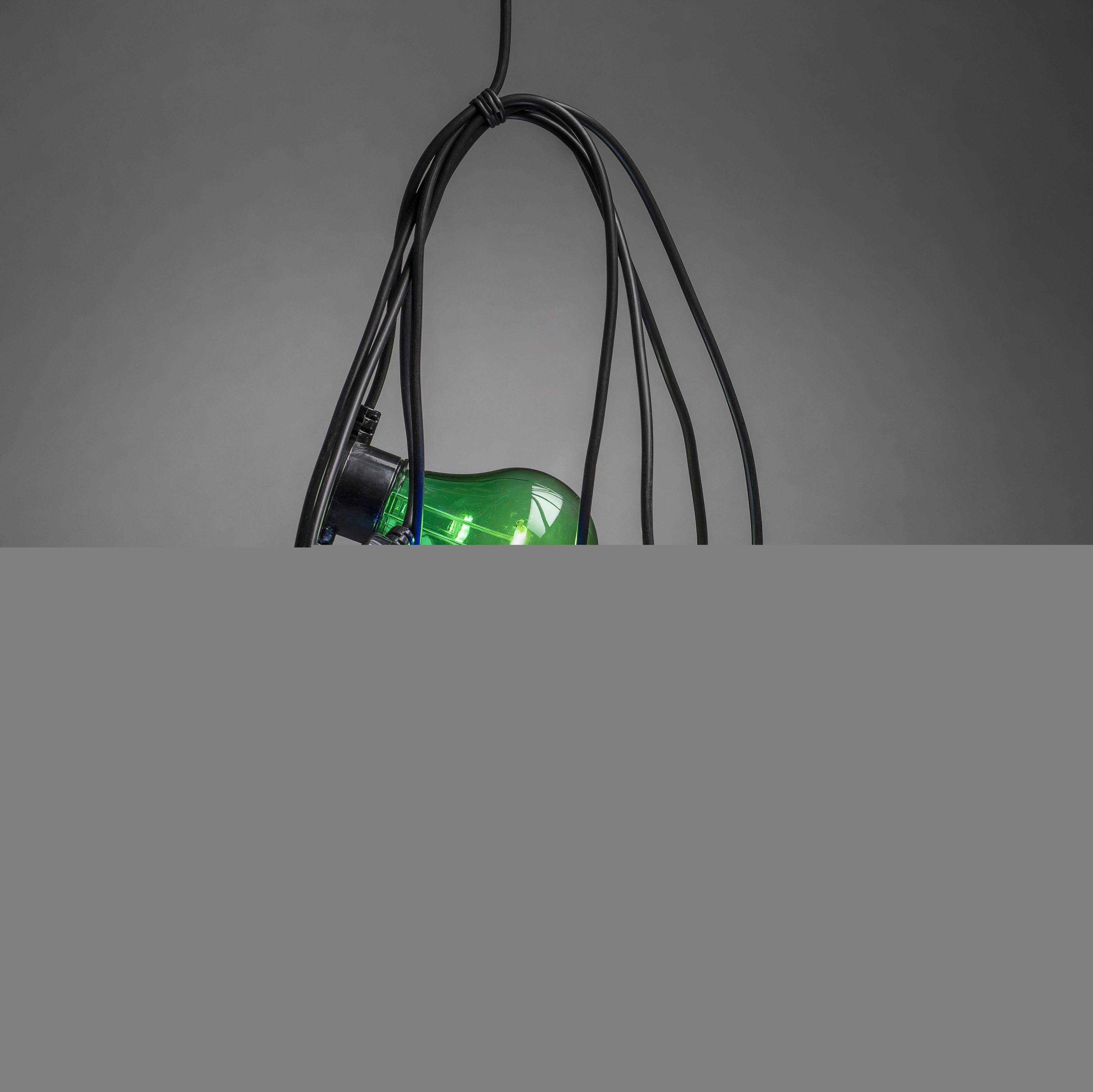 KONSTSMIDE Led-lichtsnoer Kerstversiering buiten Led biertuinverlichting, 20 veelkleurige lampen / 160 warmwitte dioden (1 stuk)