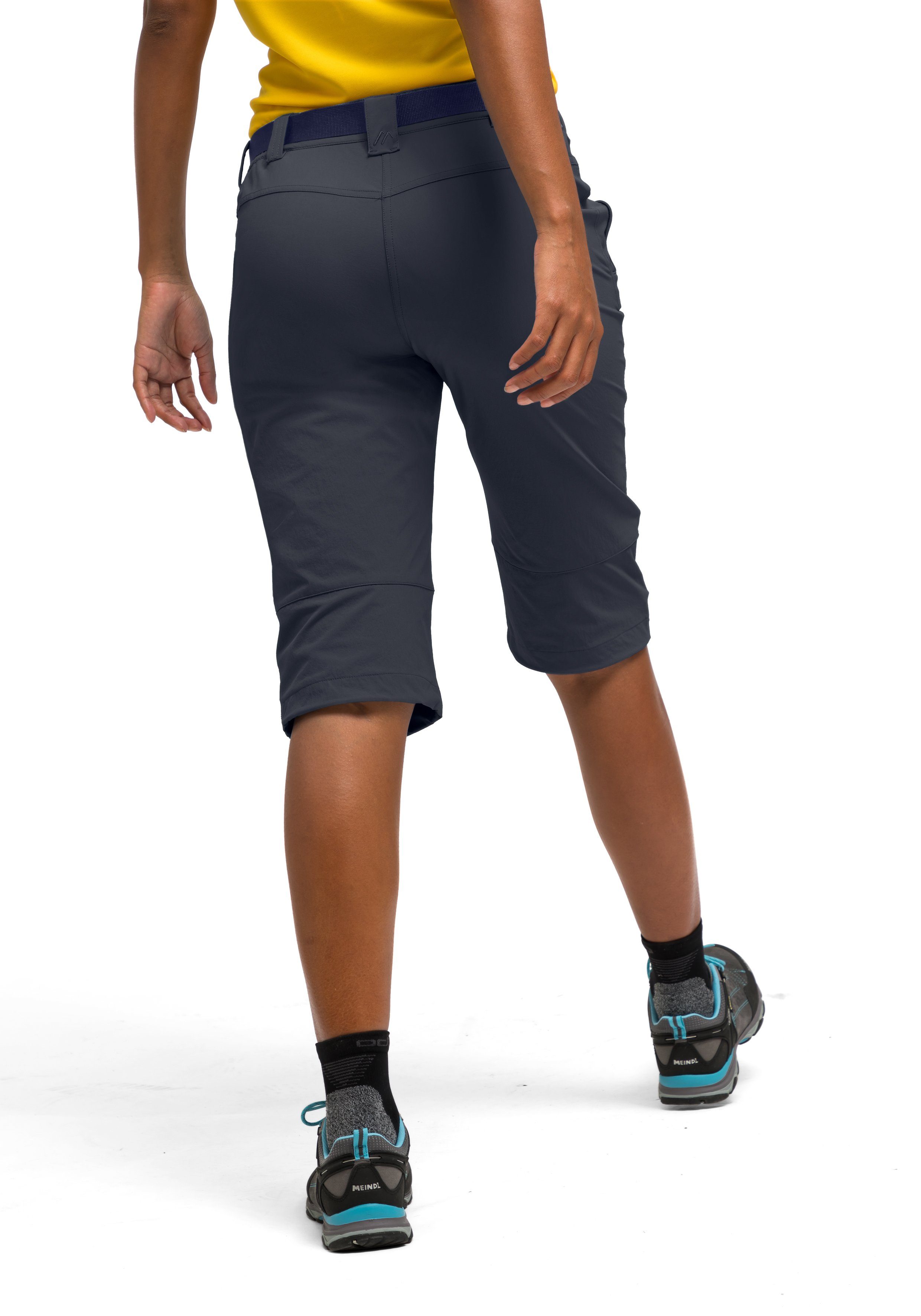 Maier Sports Capribroek Kluane Dames shorts, korte wandelbroek, outdoorbroek met 2 zakken, regular fit
