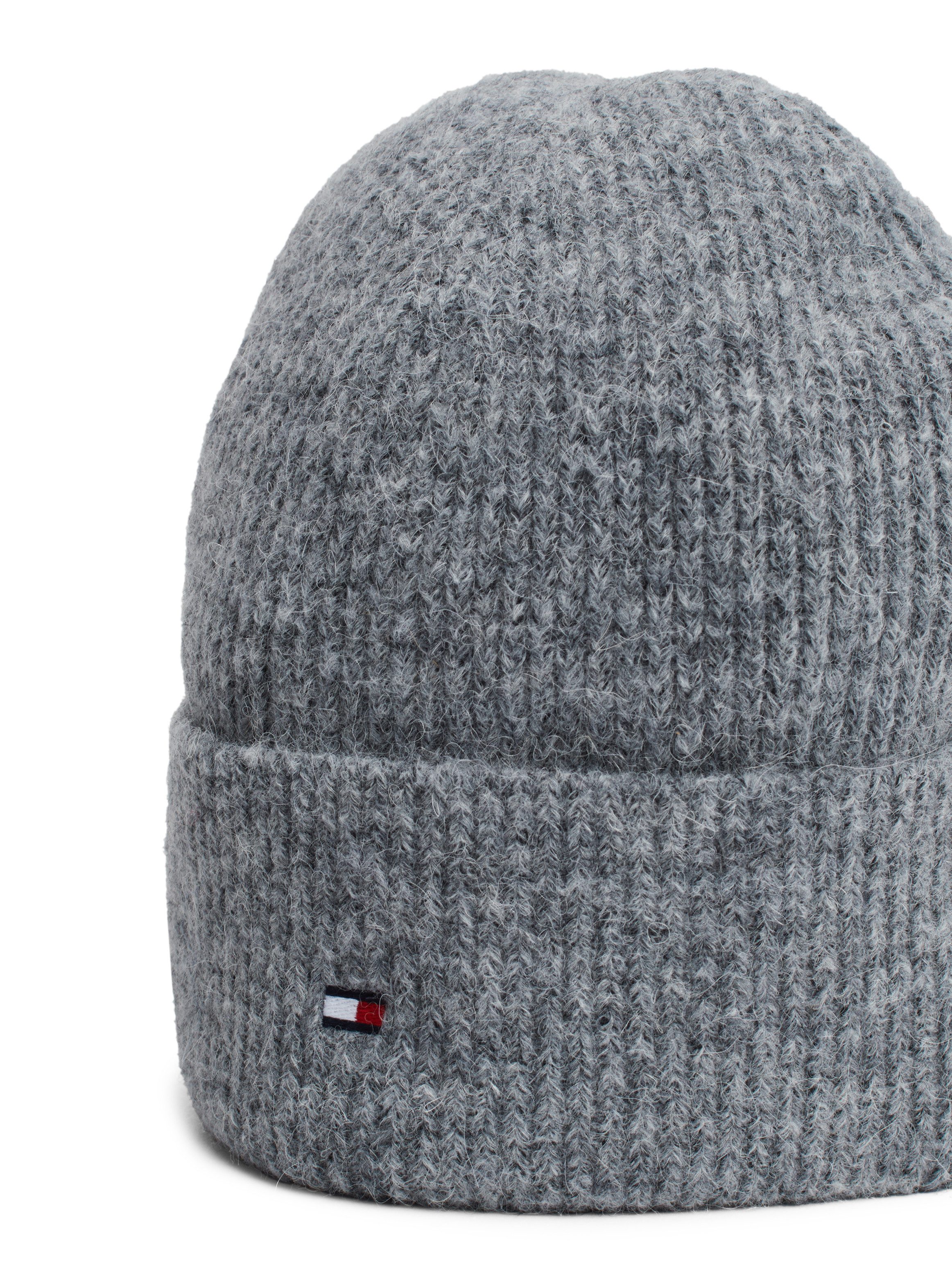 Tommy Hilfiger Gebreide muts ESSENTIAL FLAG FUZZY BEANIE