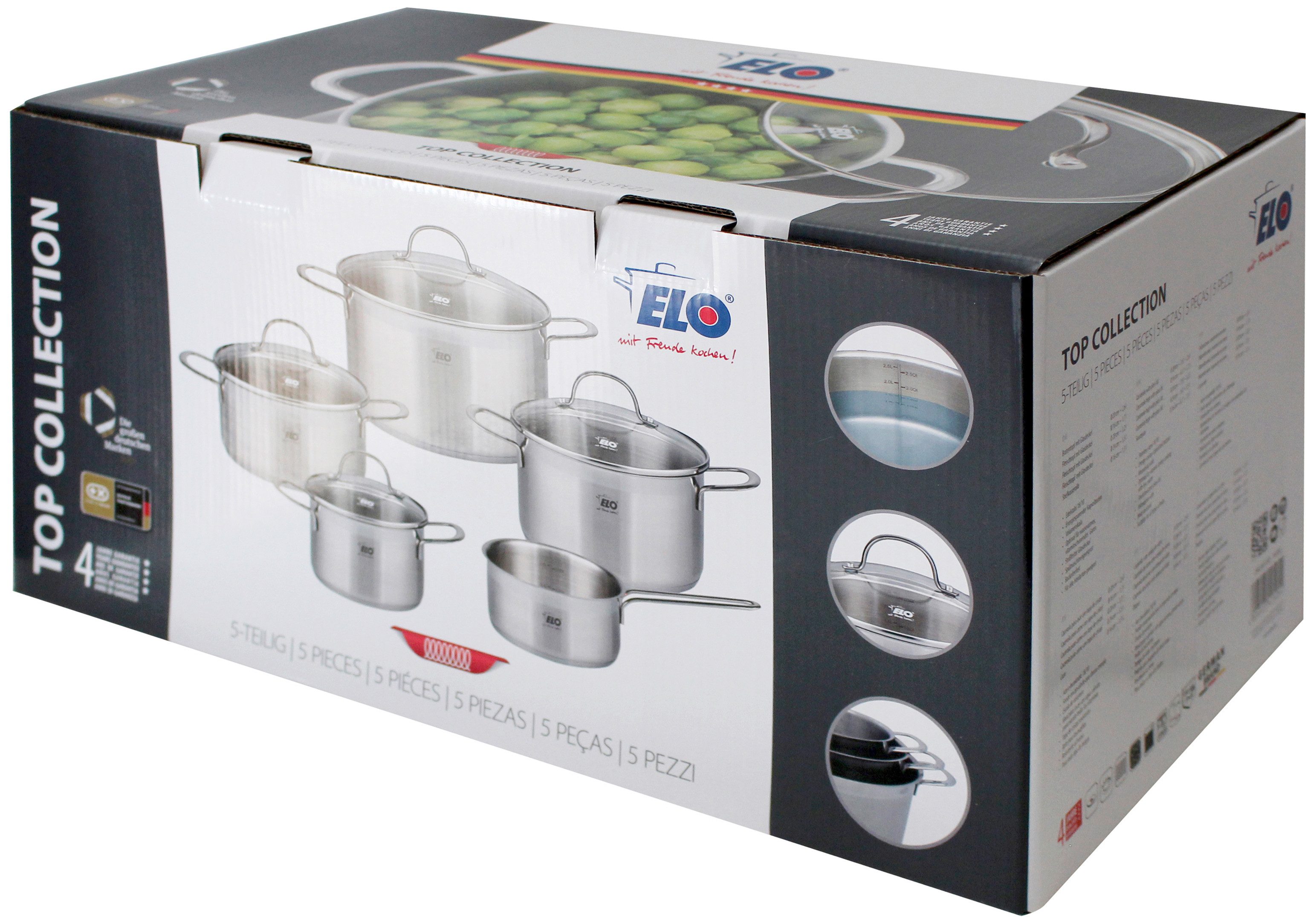 Elo Pannenset Top Collection 10-delig (set)