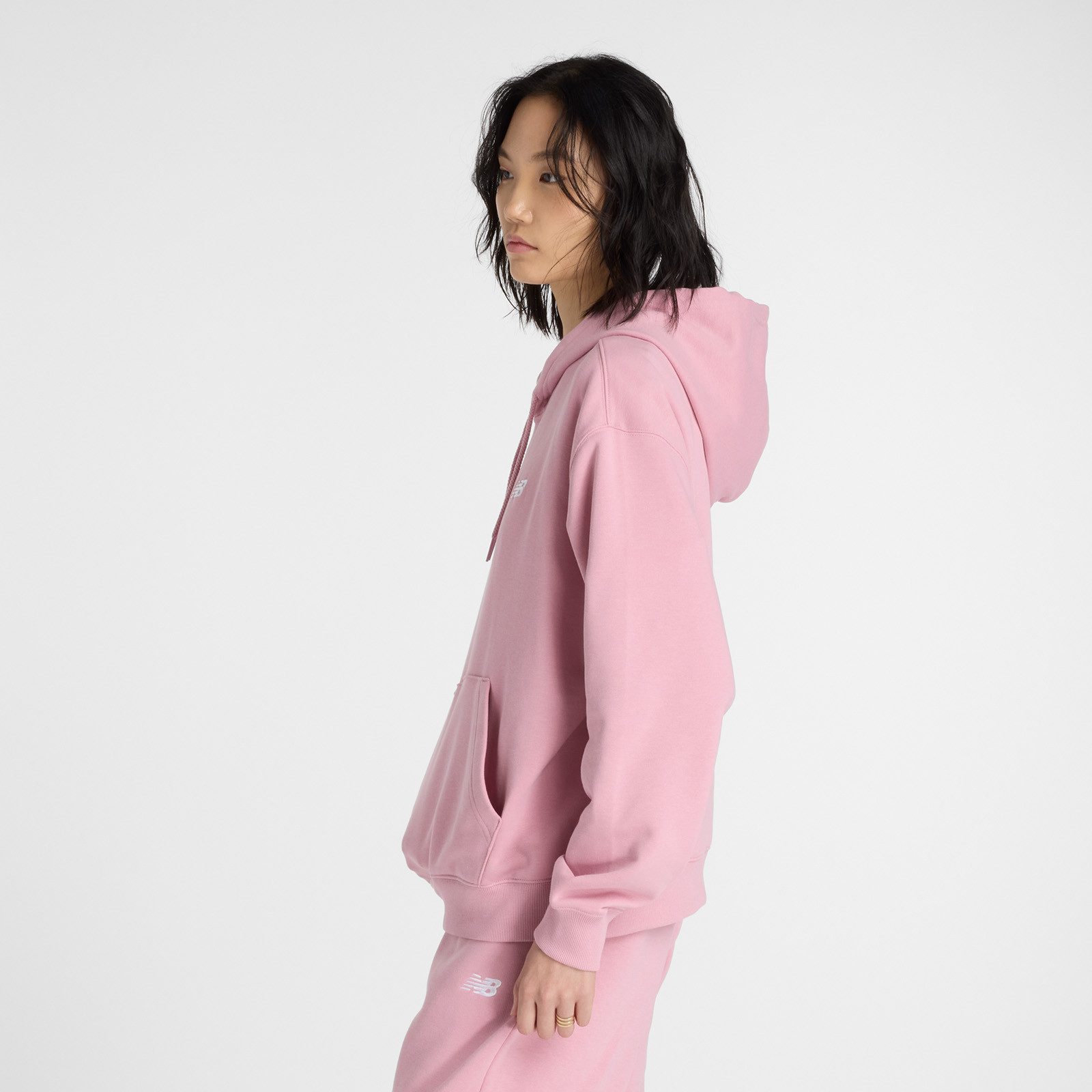 New Balance Hoodie Sport Essentials French Terry Hoodie PINK TAFFY