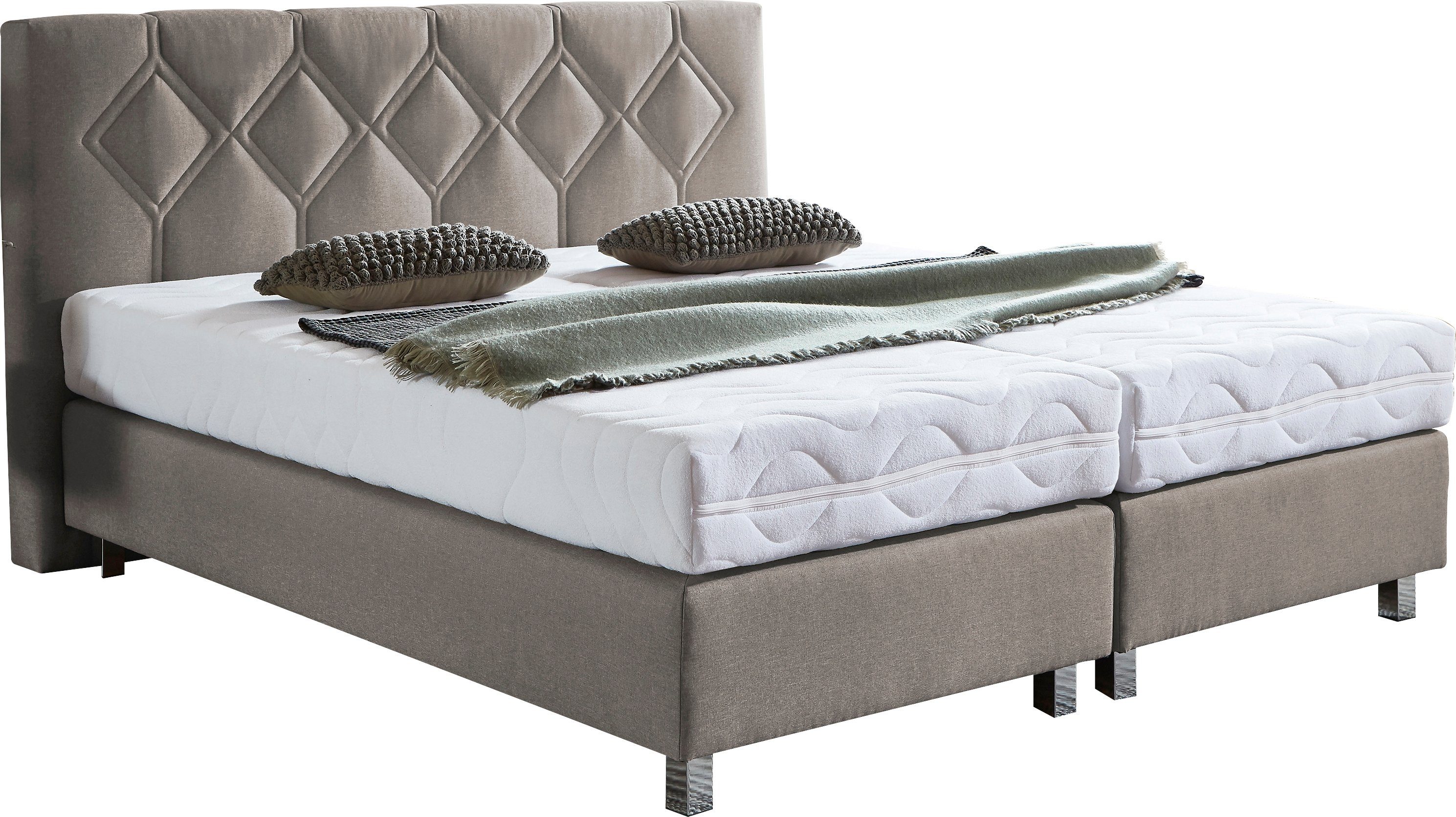 Westfalia Polsterbetten Boxspring Phönix boxsprings bruin