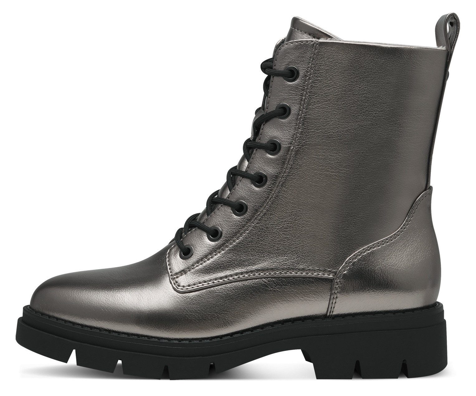 Tamaris Veterlaarsjes blokhak, herfstmode, veterschoenen met touch it-uitrusting