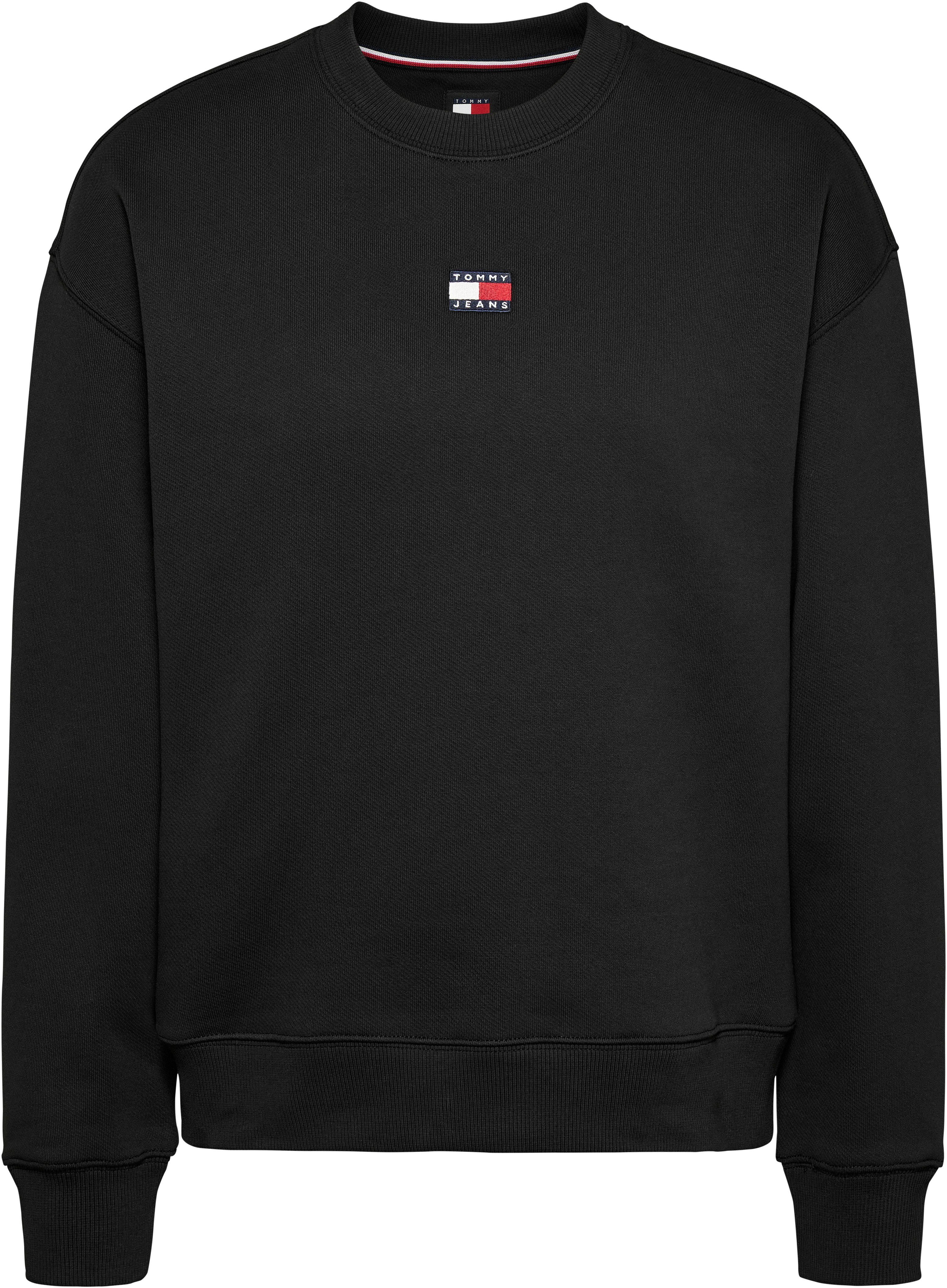 TOMMY JEANS Sweatshirt met drop-shoulder design en logo aan de voorkant