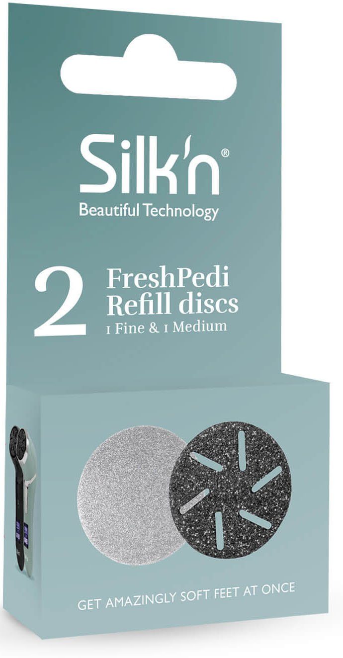 Silk'n Extra schijven voor eeltverwijderaar FreshPedi Refill discs 1 Fine 1 Medium (set, 2...