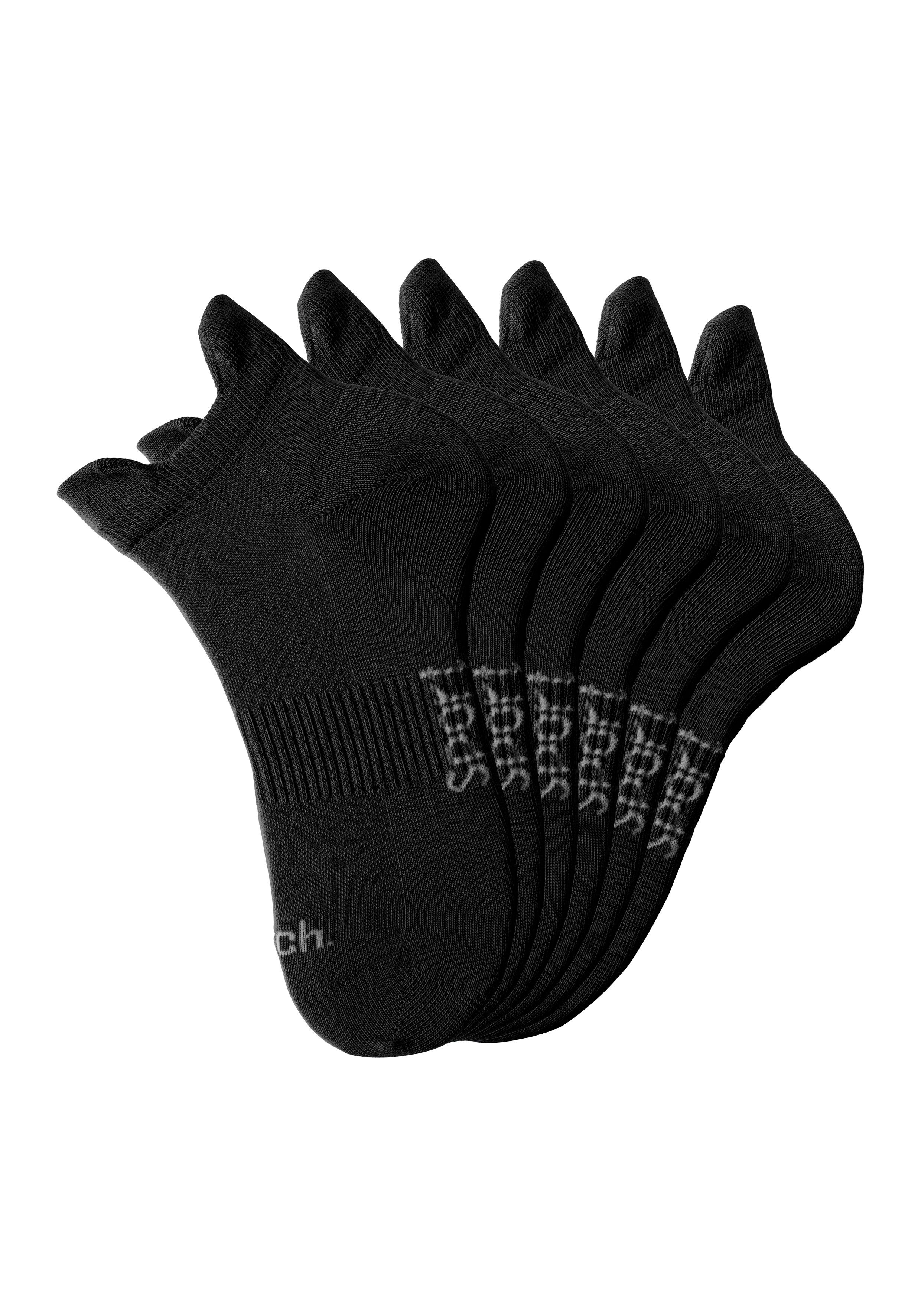 Bench. Sneakersokken met fijne mesh constructie en middenvoetrubber (set 6 paar)