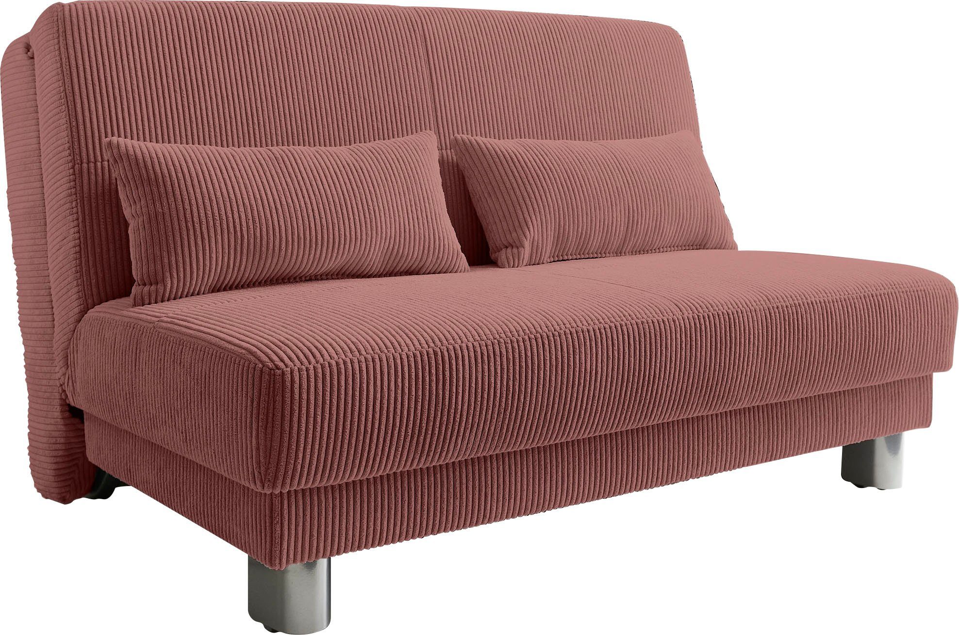 INOSIGN Slaapbank GINA in een handomdraai van bank in bed te veranderen oranje, slaapbanken, 140 cm x 195 cm