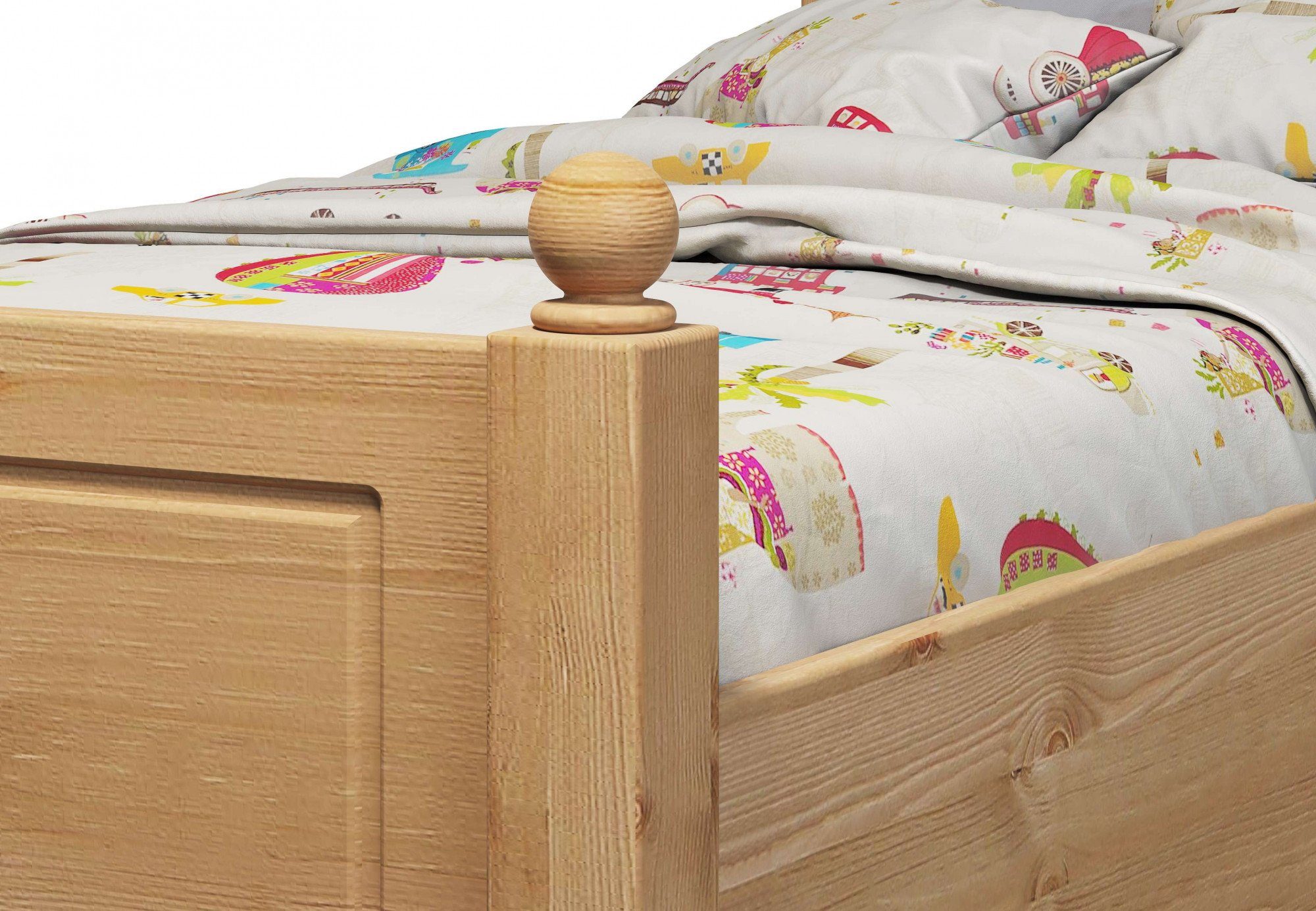 Home affaire Massief houten ledikant Mila, hoge belasting jeugdbed,! FSC® gecertificeerd massief hout
