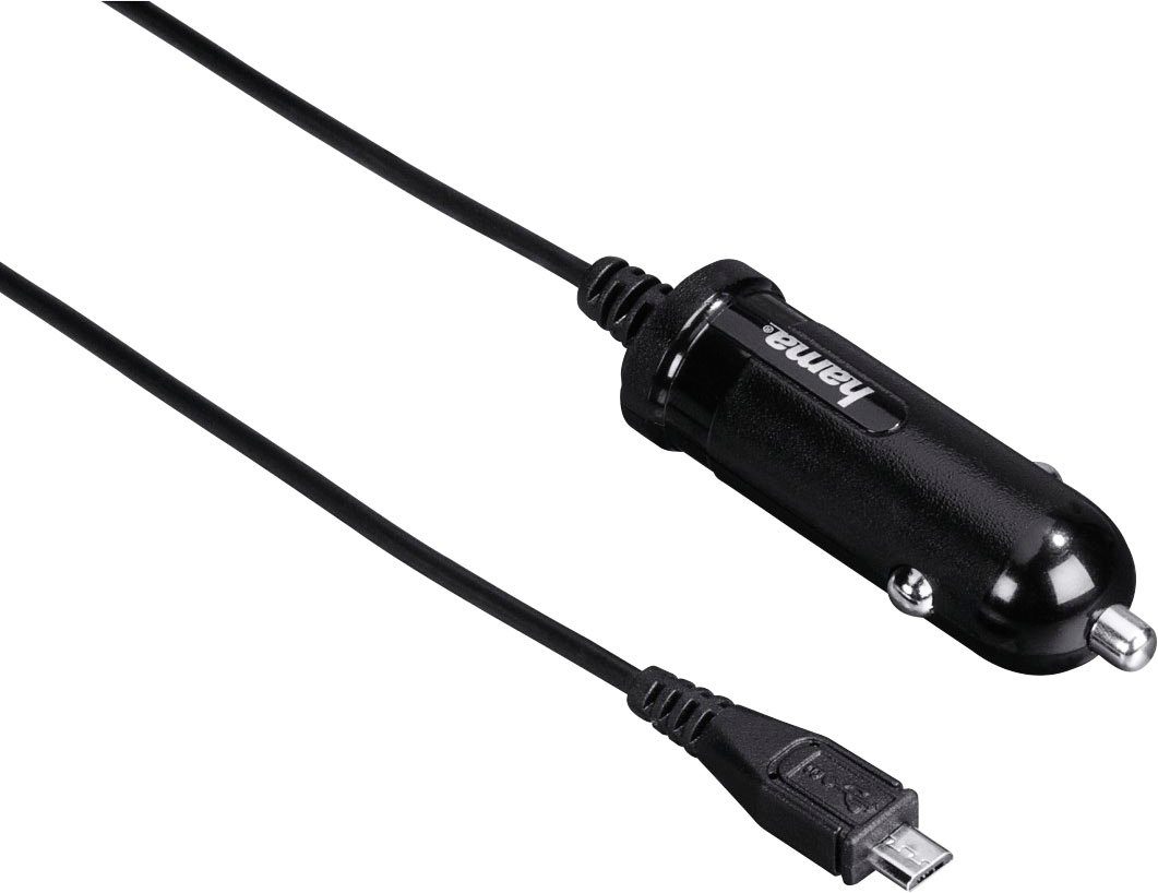 Hama USB-oplader MicroUSB auto-oplaadkabel (micro-USB oplaadkabel voor auto's, 2,4 A)