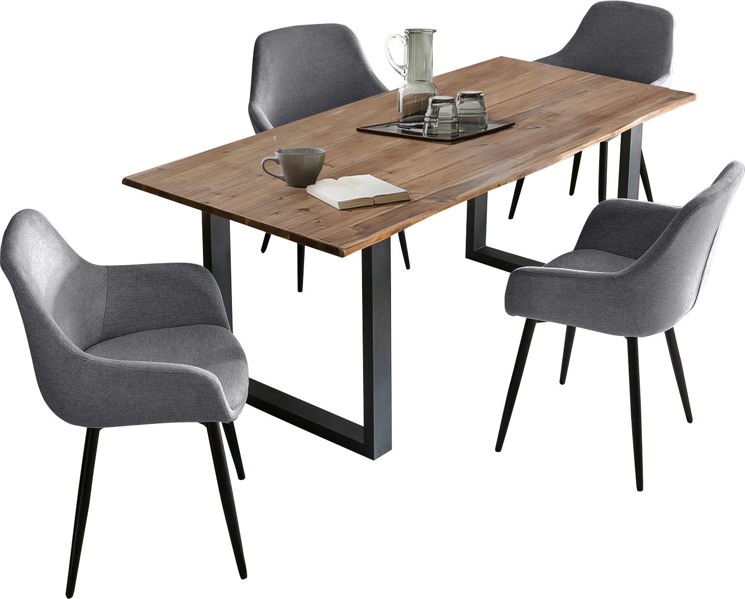 SalesFever Eethoek Stijlvolle eetgroep voor uw huis (set, 5-delig)