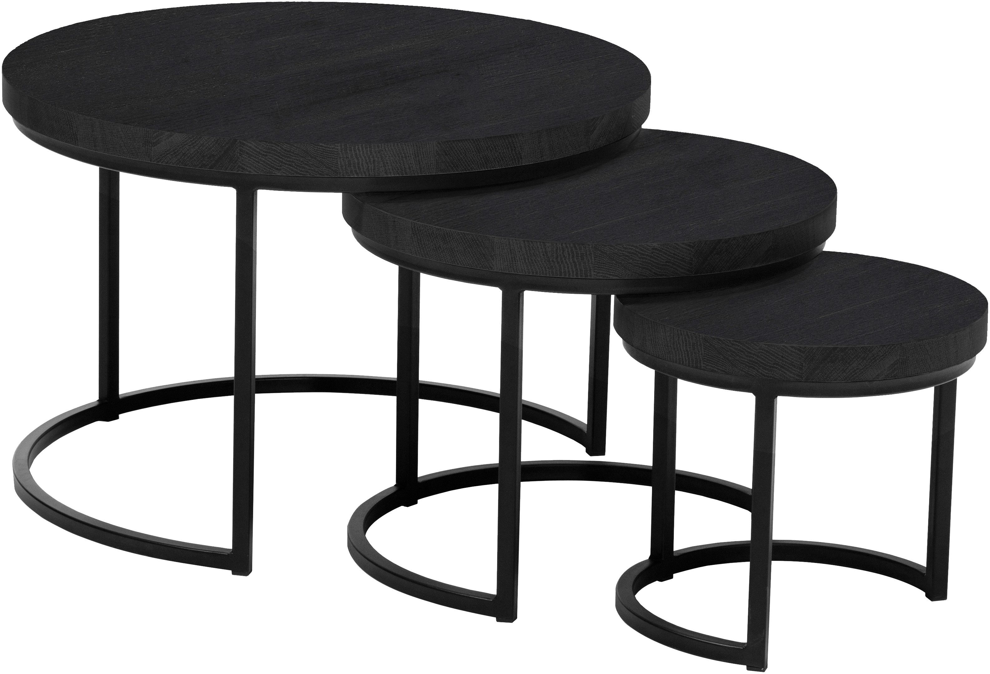 OTTO OMG Design Bijpassend tafeltje Hugo in 3-delige set, variabel instelbaar (3 stuks) salontafels beige
