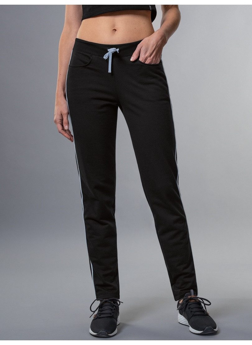 Trigema Jerseybroek TRIGEMA Joggingbroek met zijstrepen (1-delig)