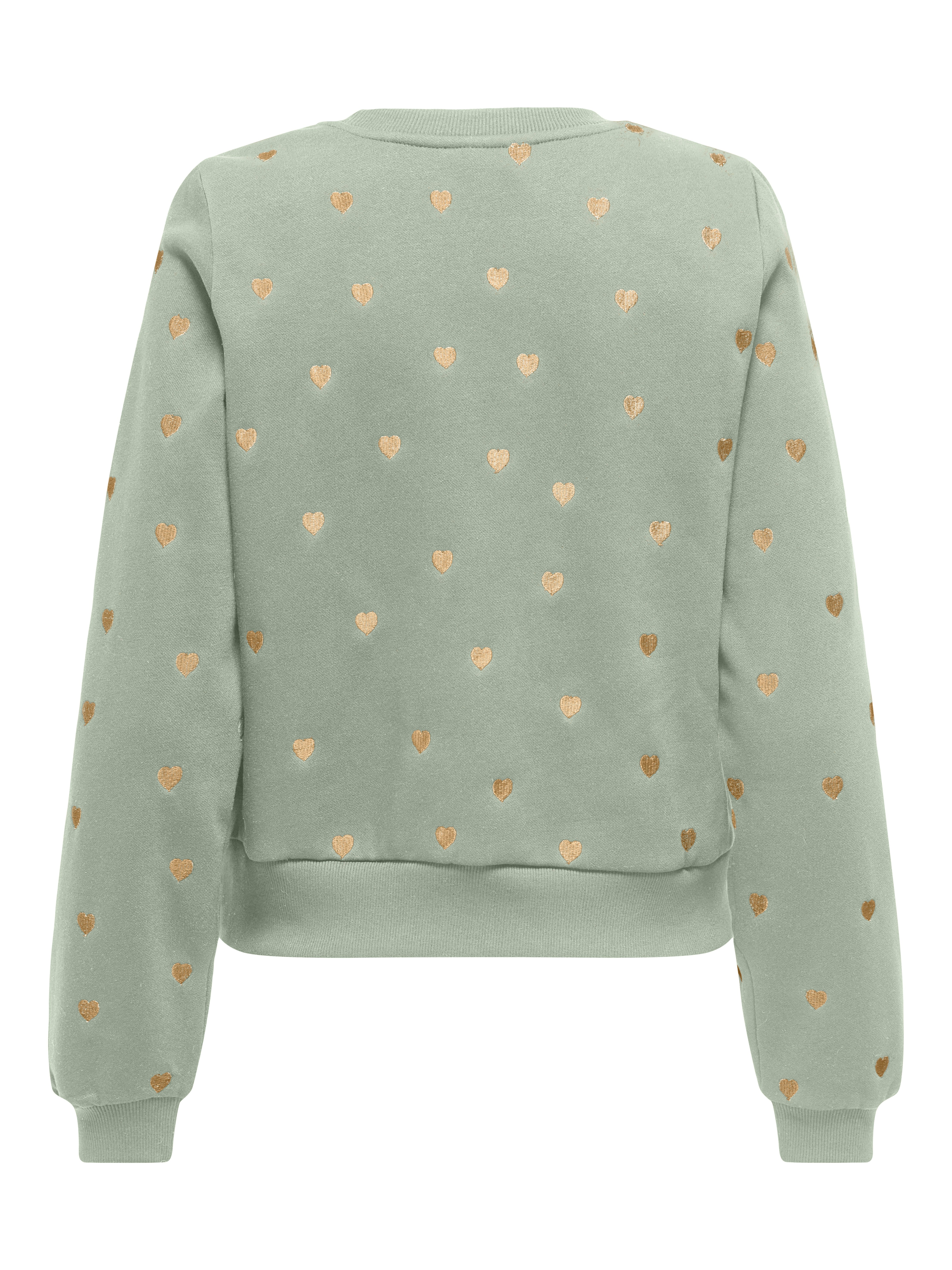 Only Sweatshirt ONLATIKA L/S O-NECK GLITTER EMB. BOX SWT