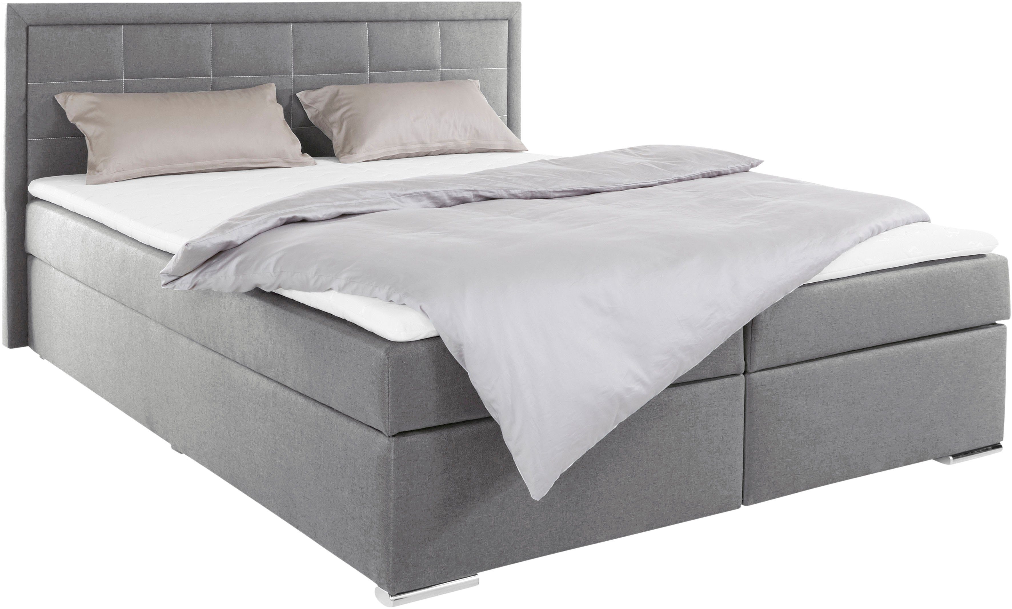 COLLECTION AB Boxspring Athena, OTTOs Choice, Topseller optioneel met bedkist inclusief topper bij uitvoering met matras, in hardheden h2, h3, h4