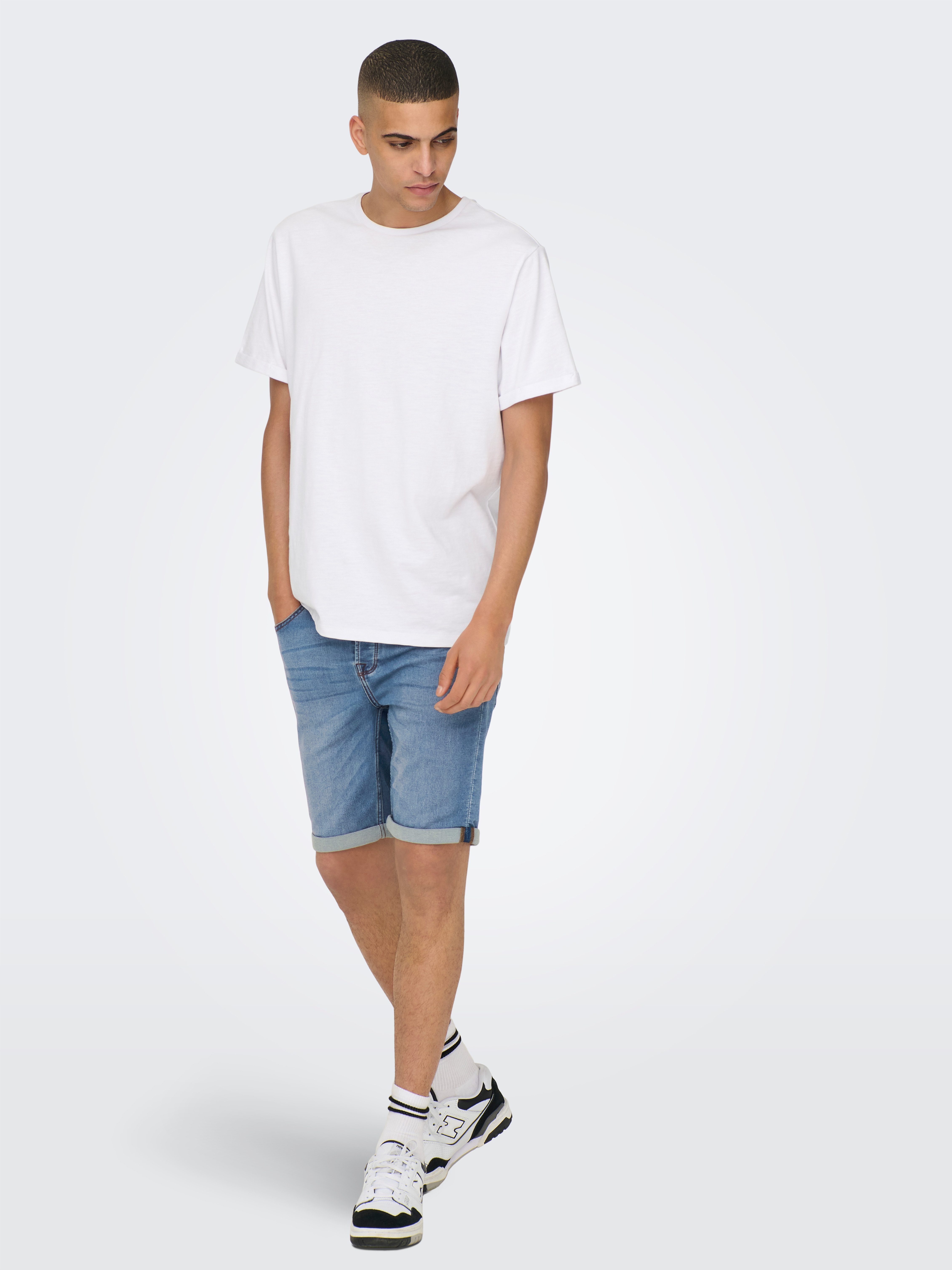 ONLY & SONS Jeansshort ONSPLY LIGHT BLUE 5189 SHORTS DNM NOOS