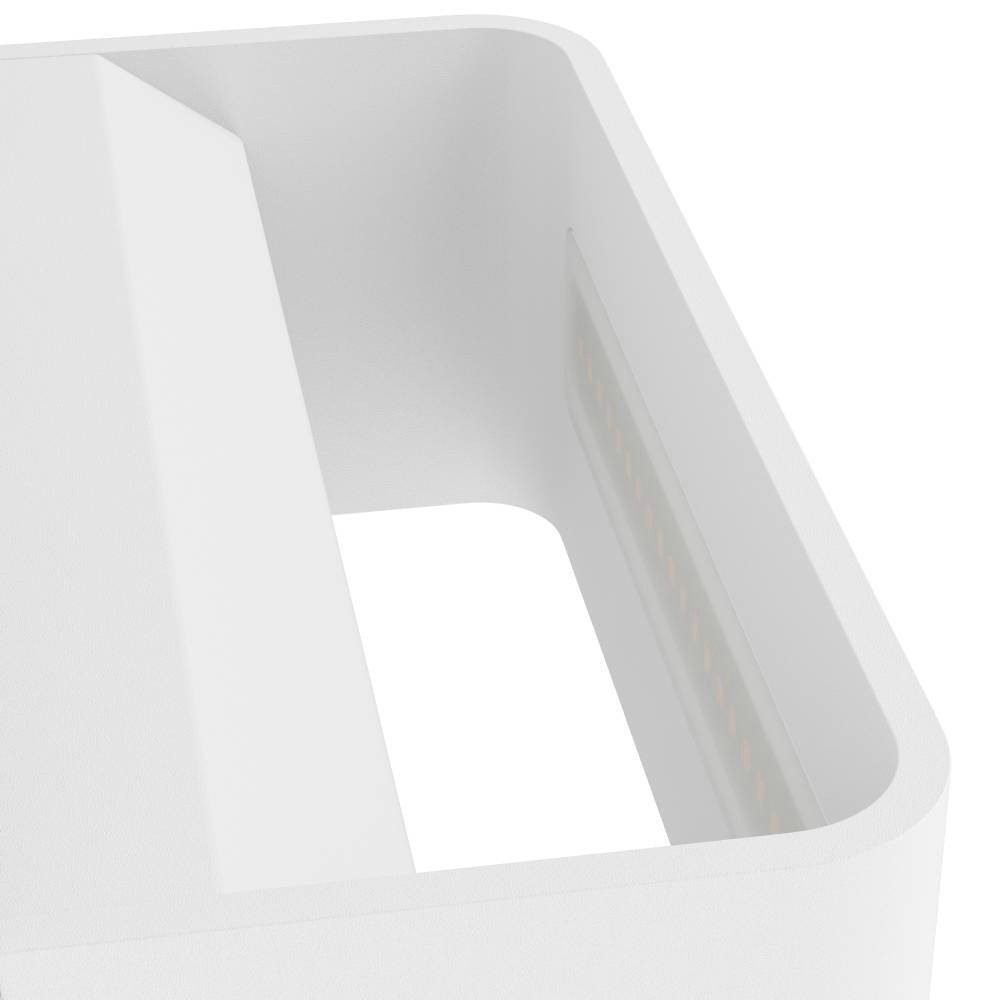 EGLO Wandlamp SANIA 4 wandlamp, wandspot, ganglamp, wit, LED, modern (1 stuk)