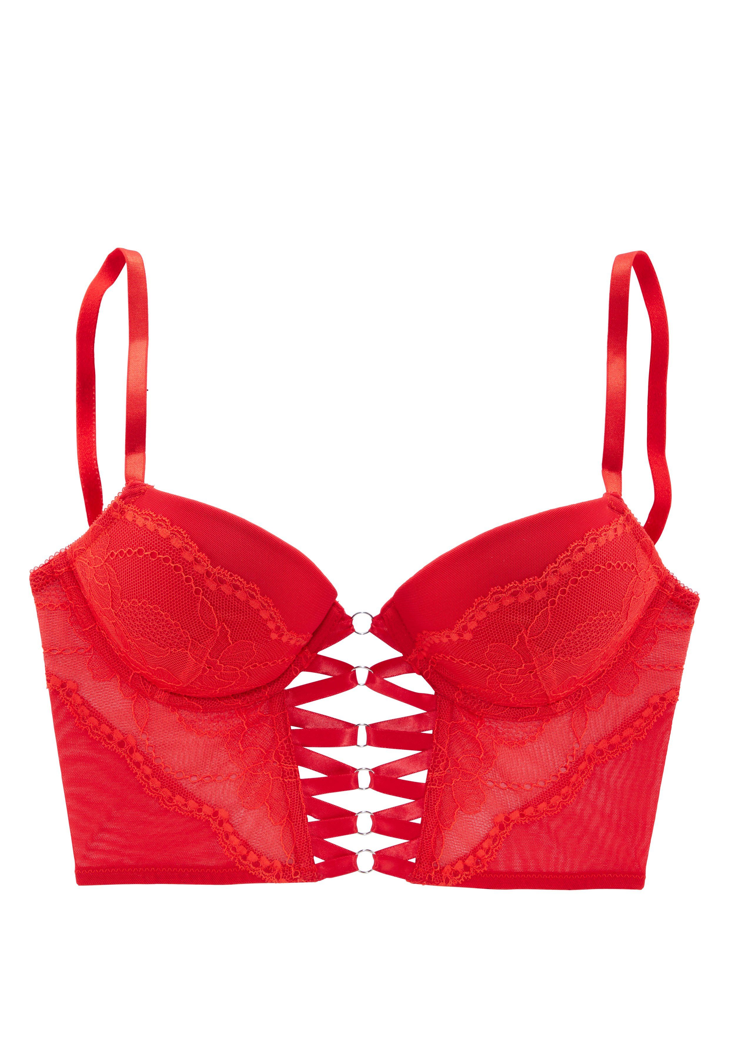 Lascana Lijfje met extravagant banddetail, sexy lingerie