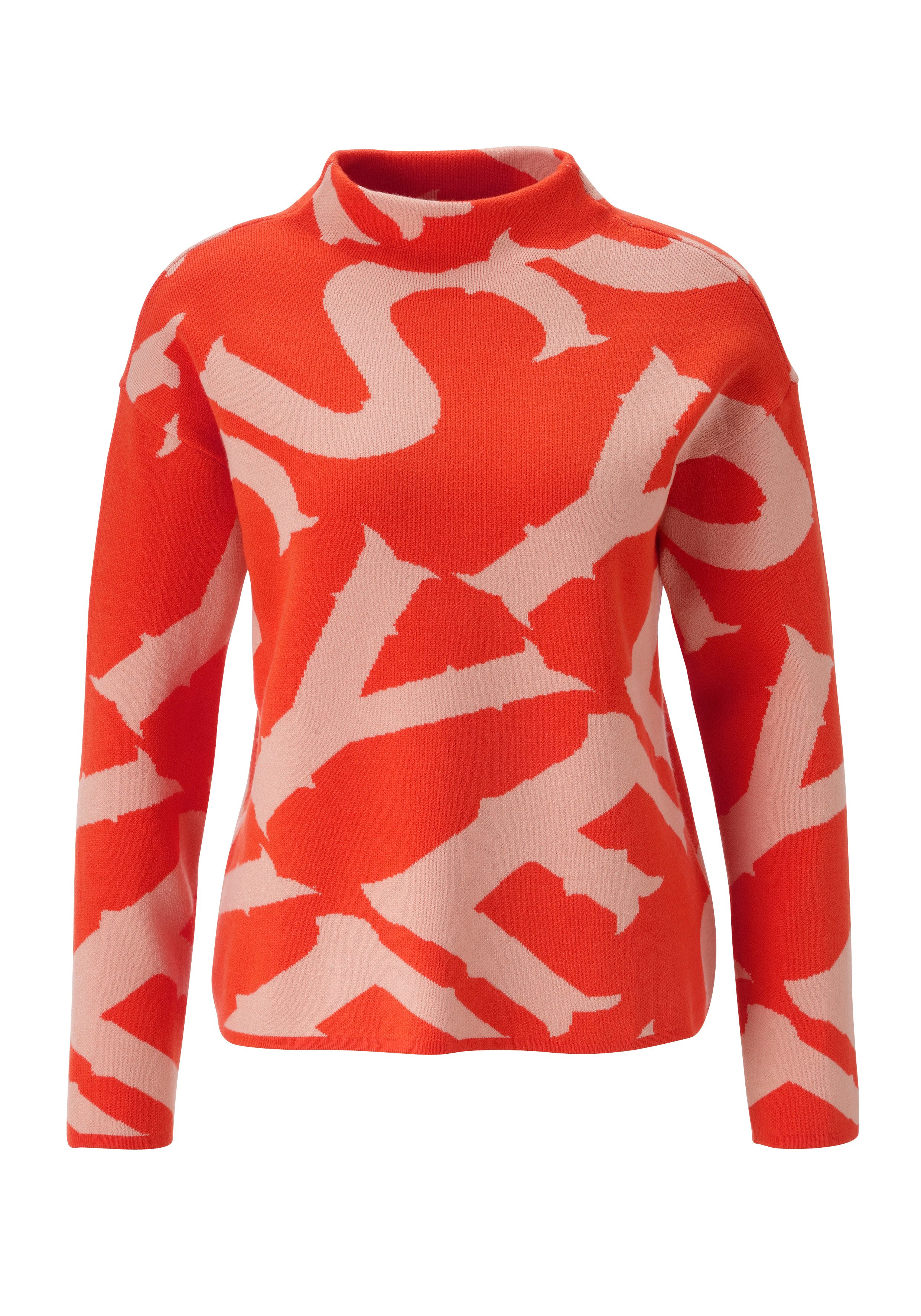 Aniston SELECTED Gebreide trui met elegant jacquard-patroon - nieuwe collectie