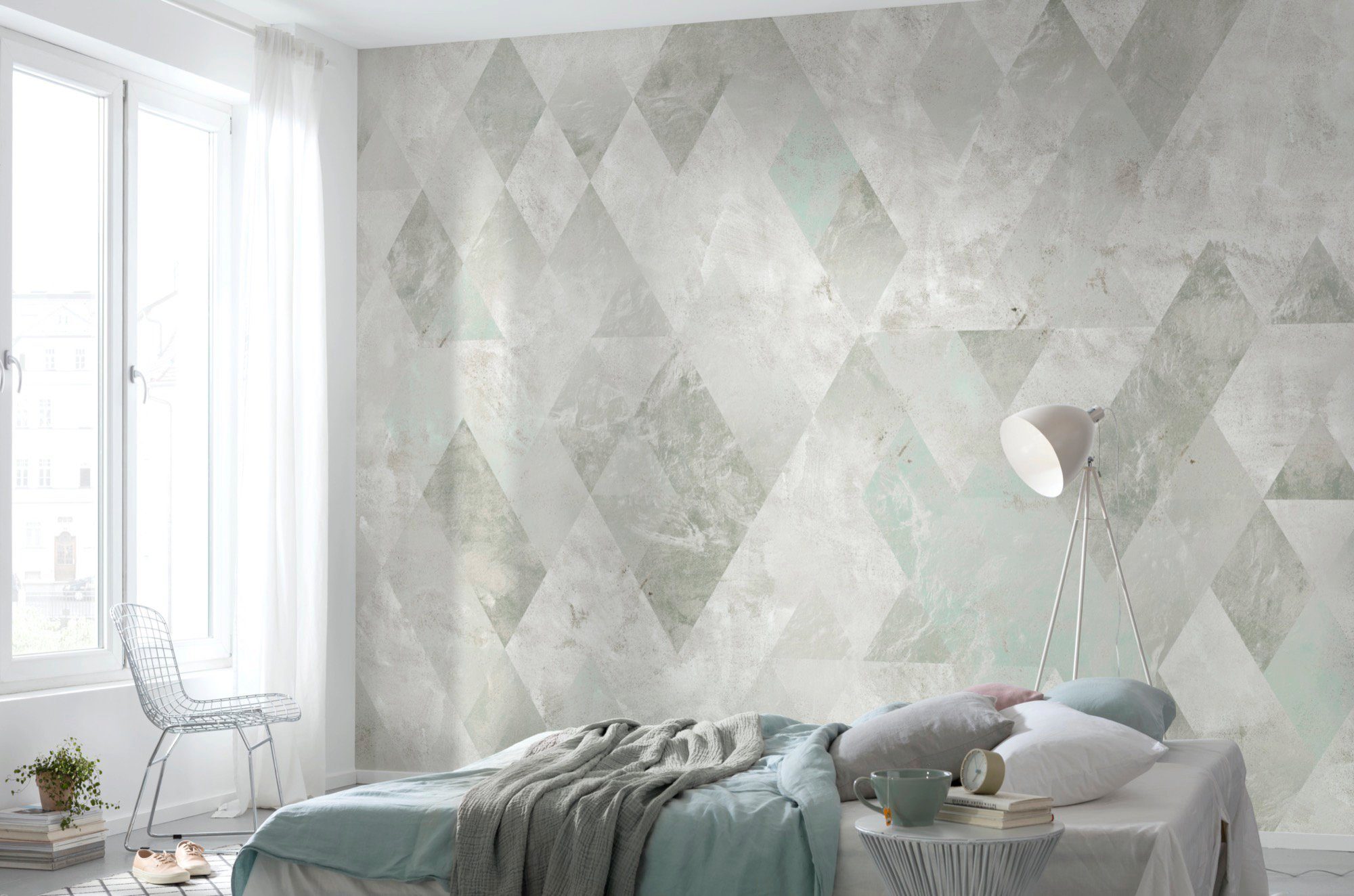 Komar Vliesbehang Digitale print vlies - Harlekin Clay - Afmeting 400 x 280 cm