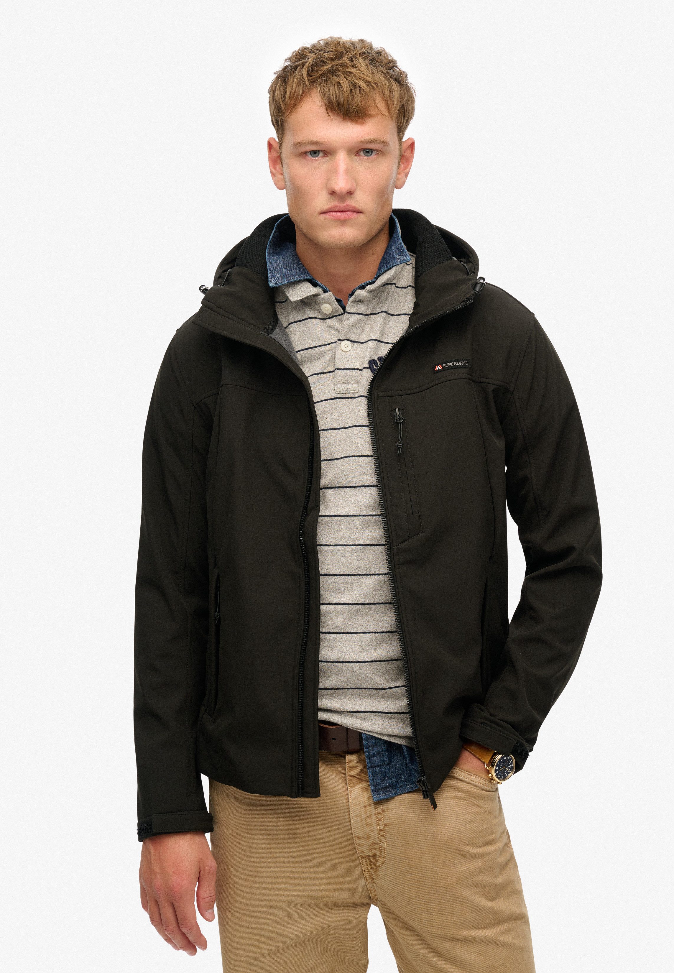 Superdry Outdoorjack HOODED SOFT SHELL TREKKER JKT