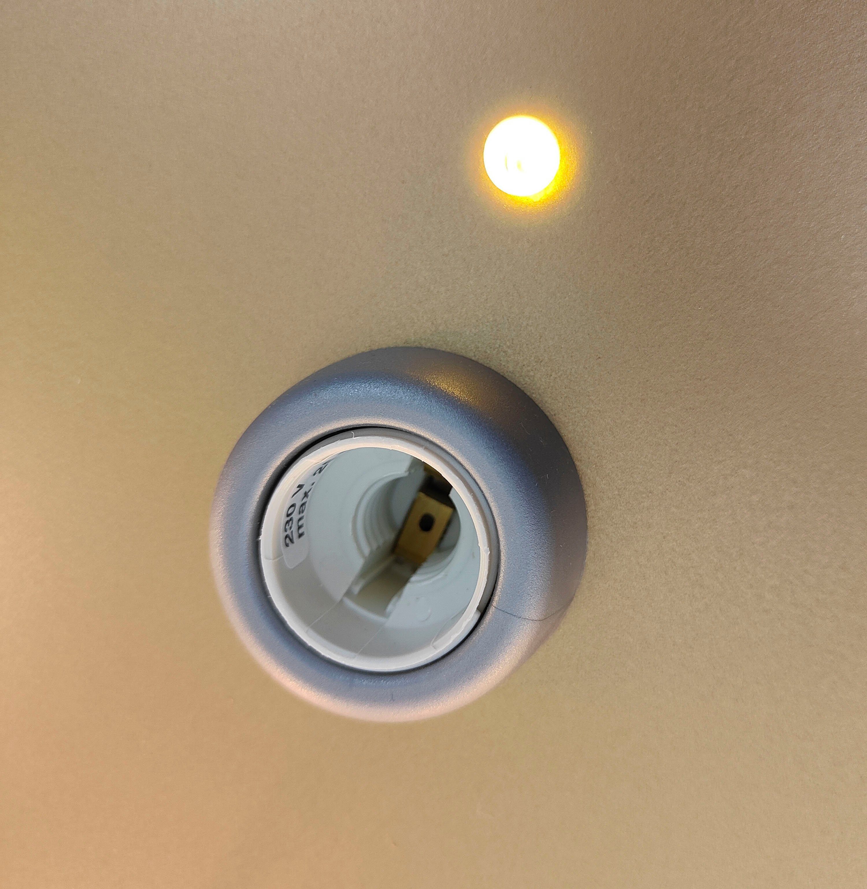 niermann Plafondlamp Wolke, Gold E14 fittingen voor eenvoudige lichtbronwisseling (1 stuk)