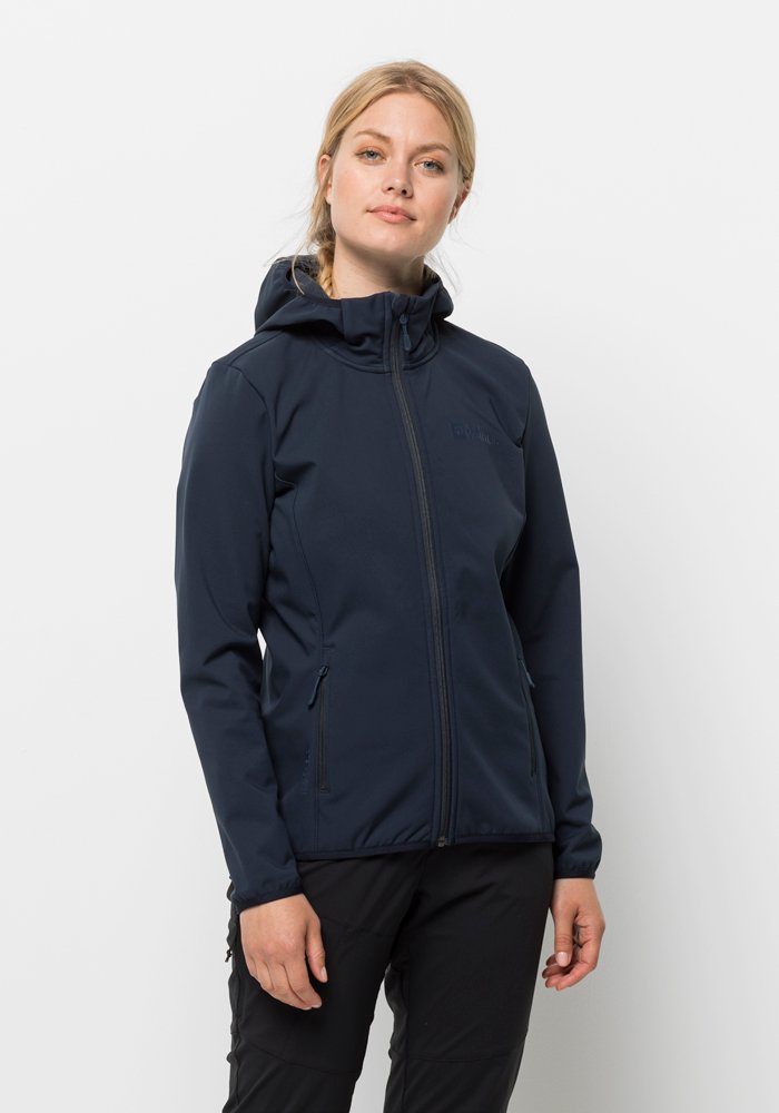 NU 20% KORTING: Jack Wolfskin Softshell-jack BORNBERG HOODY W