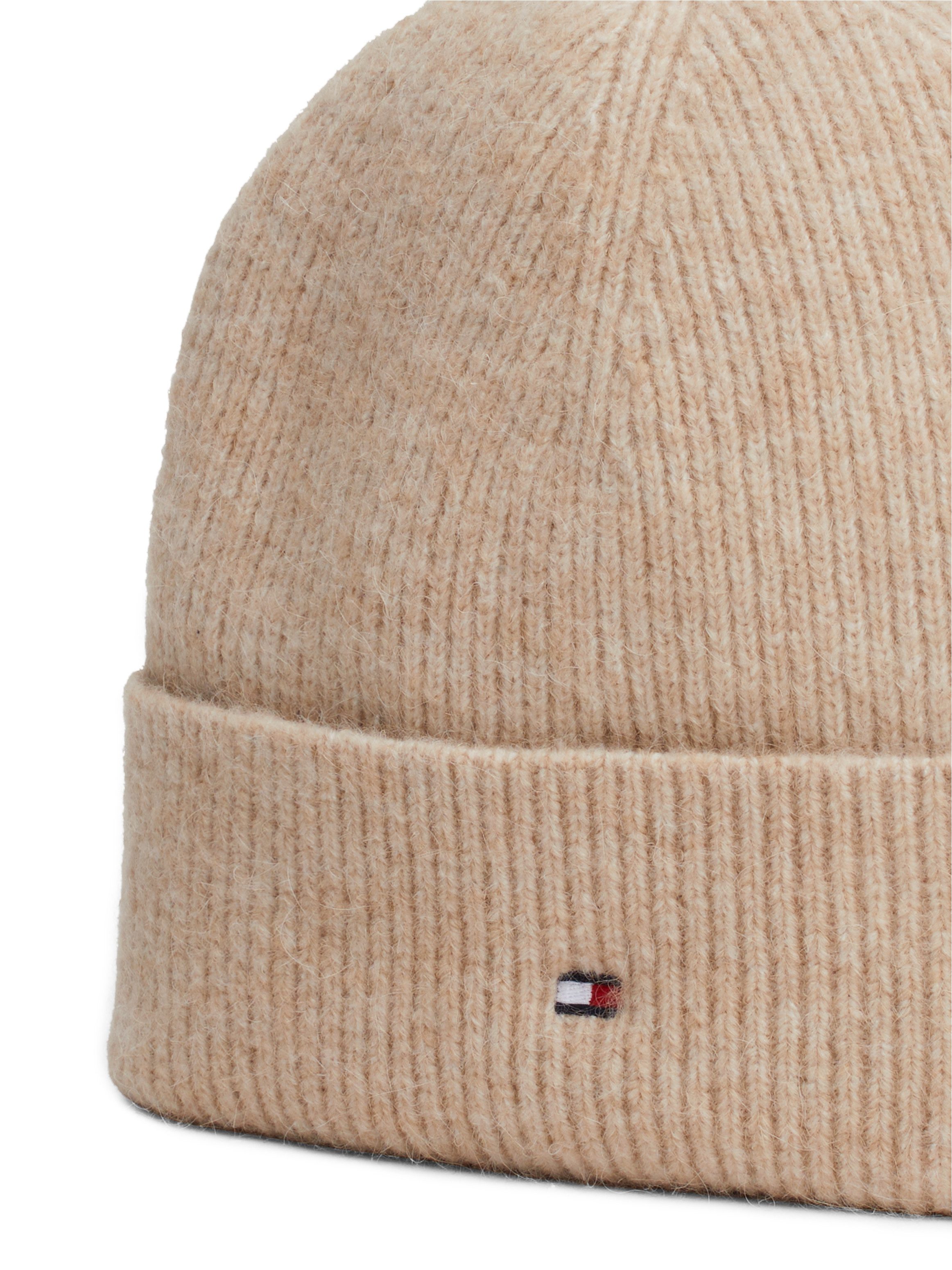 Tommy Hilfiger Gebreide muts ESSENTIAL FLAG FUZZY BEANIE