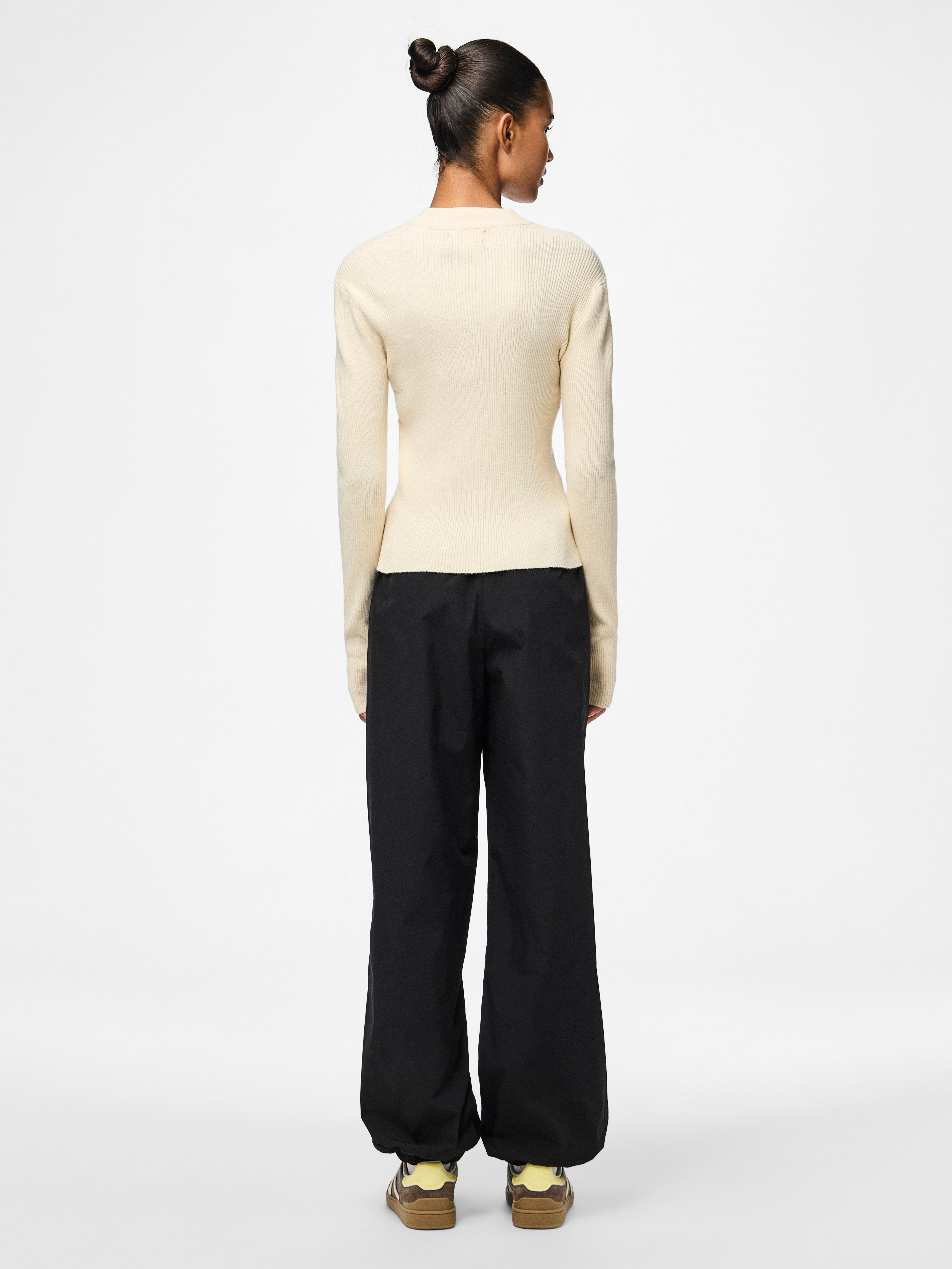 pieces Vest PCCRISTA LS ZIP KNIT CARDIGAN NOOS BC
