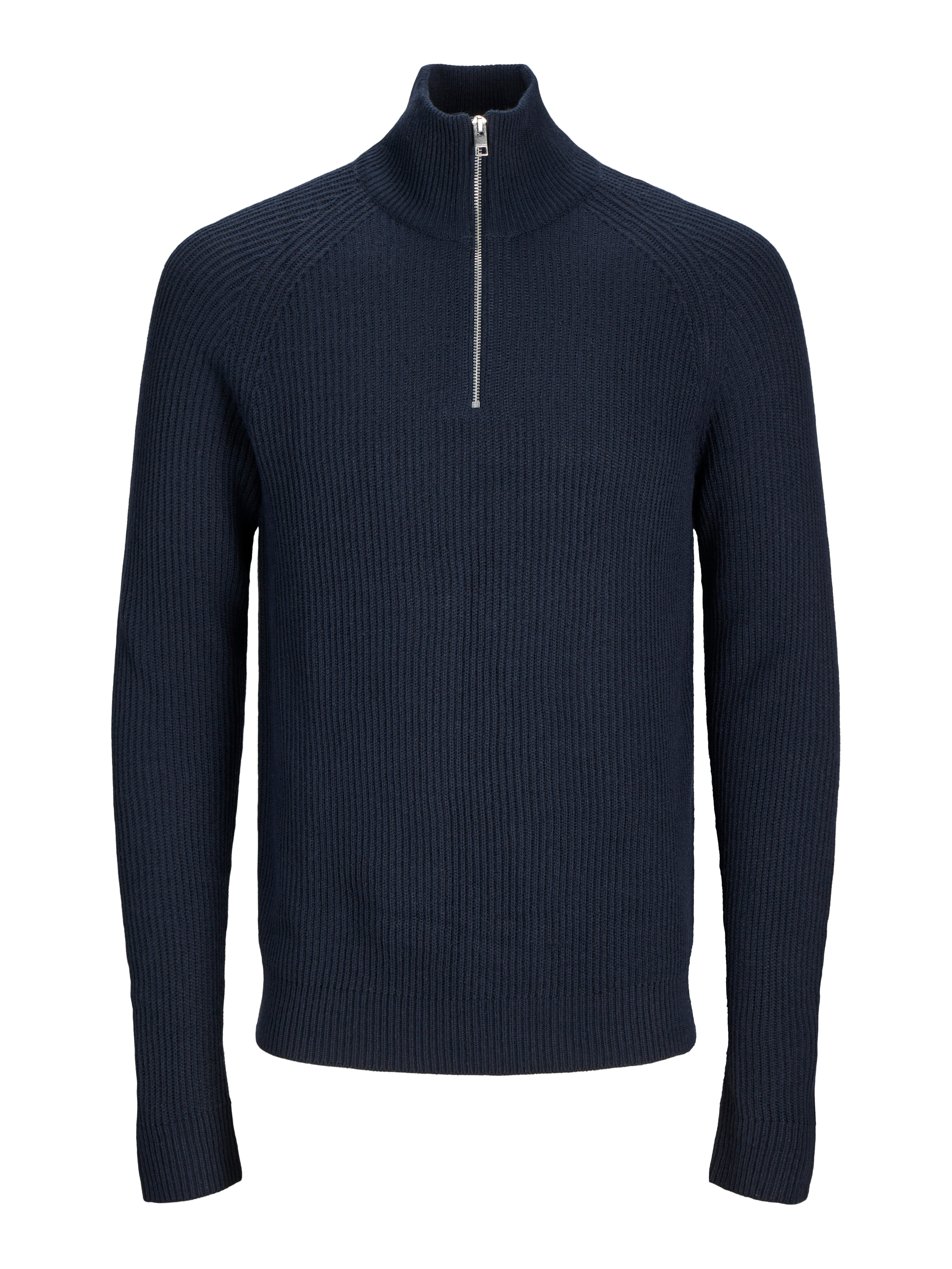 Jack & Jones Schipperstrui JJPANNEL KNIT HALF ZIP AW24