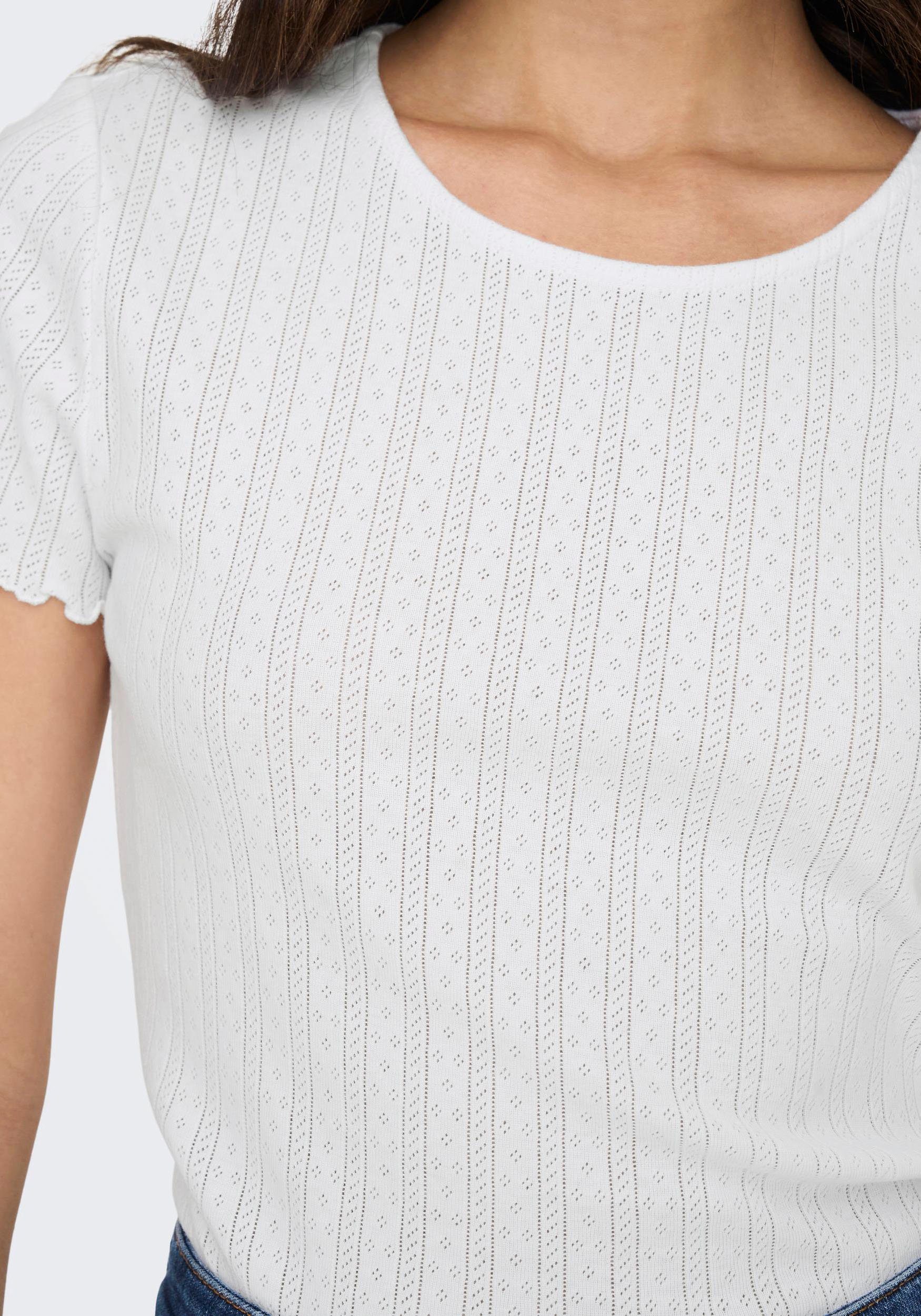 Only Shirt met korte mouwen ONLCARLOTTA S/S TOP JRS NOOS