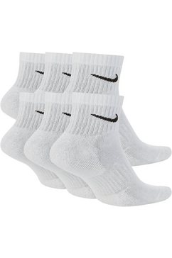 nike sportsokken everyday cushioned training ankle socks ( pairs) wit