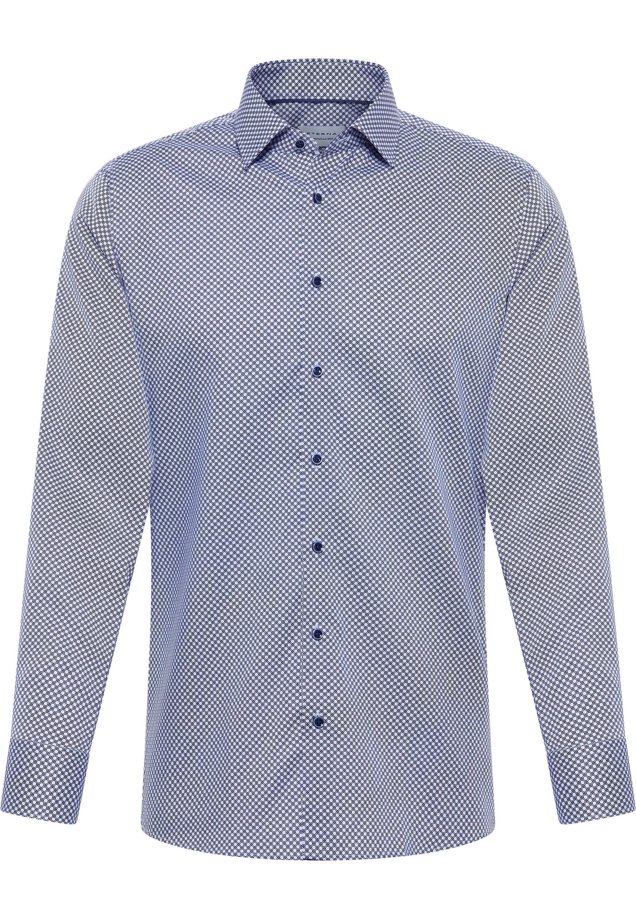 Eterna Overhemd met lange mouwen Slim fit NON IRON (strijkvrij)