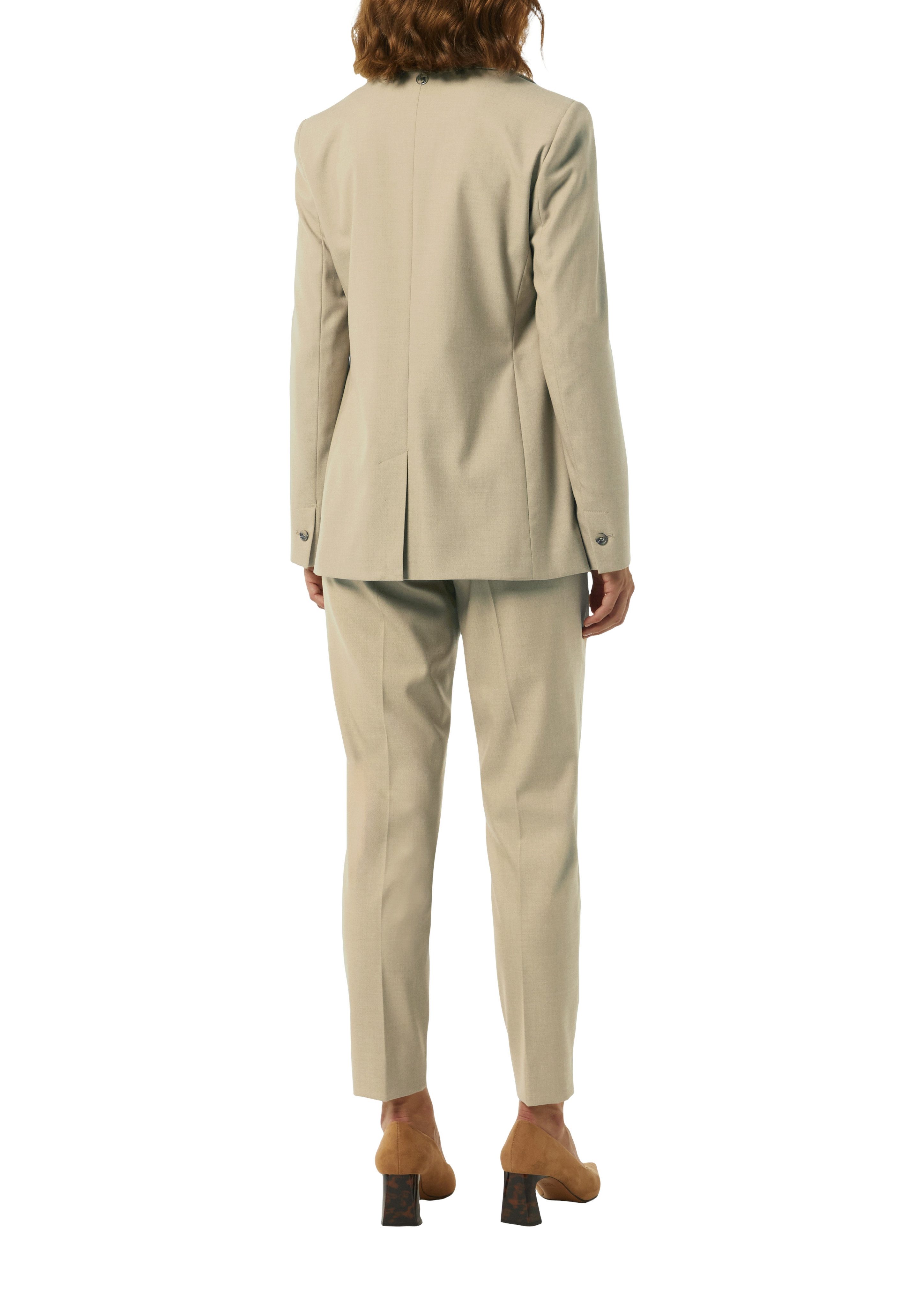 Comma Lange blazer met v-hals