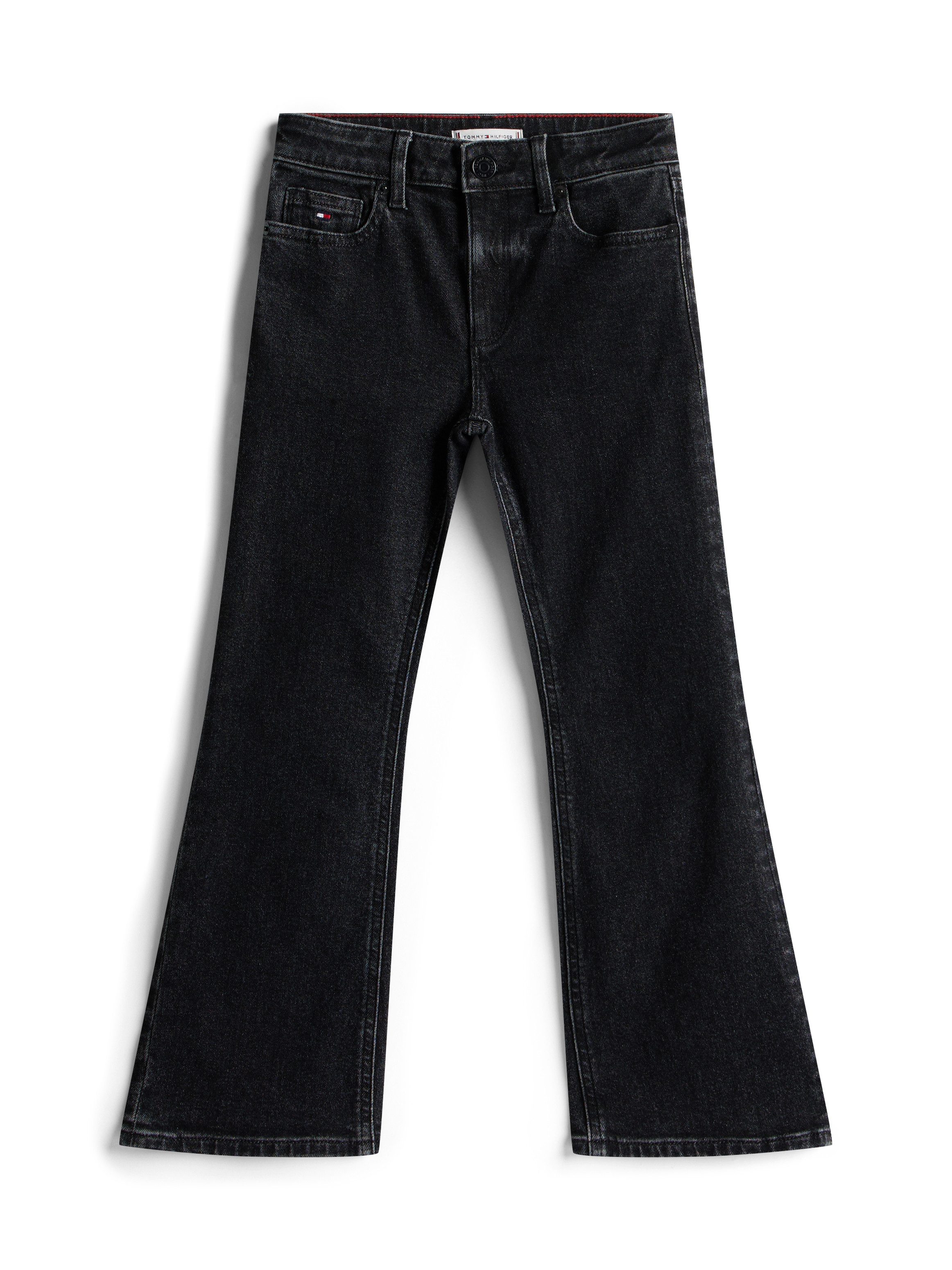 Tommy Hilfiger Wijd uitlopende jeans FLARE BLACK