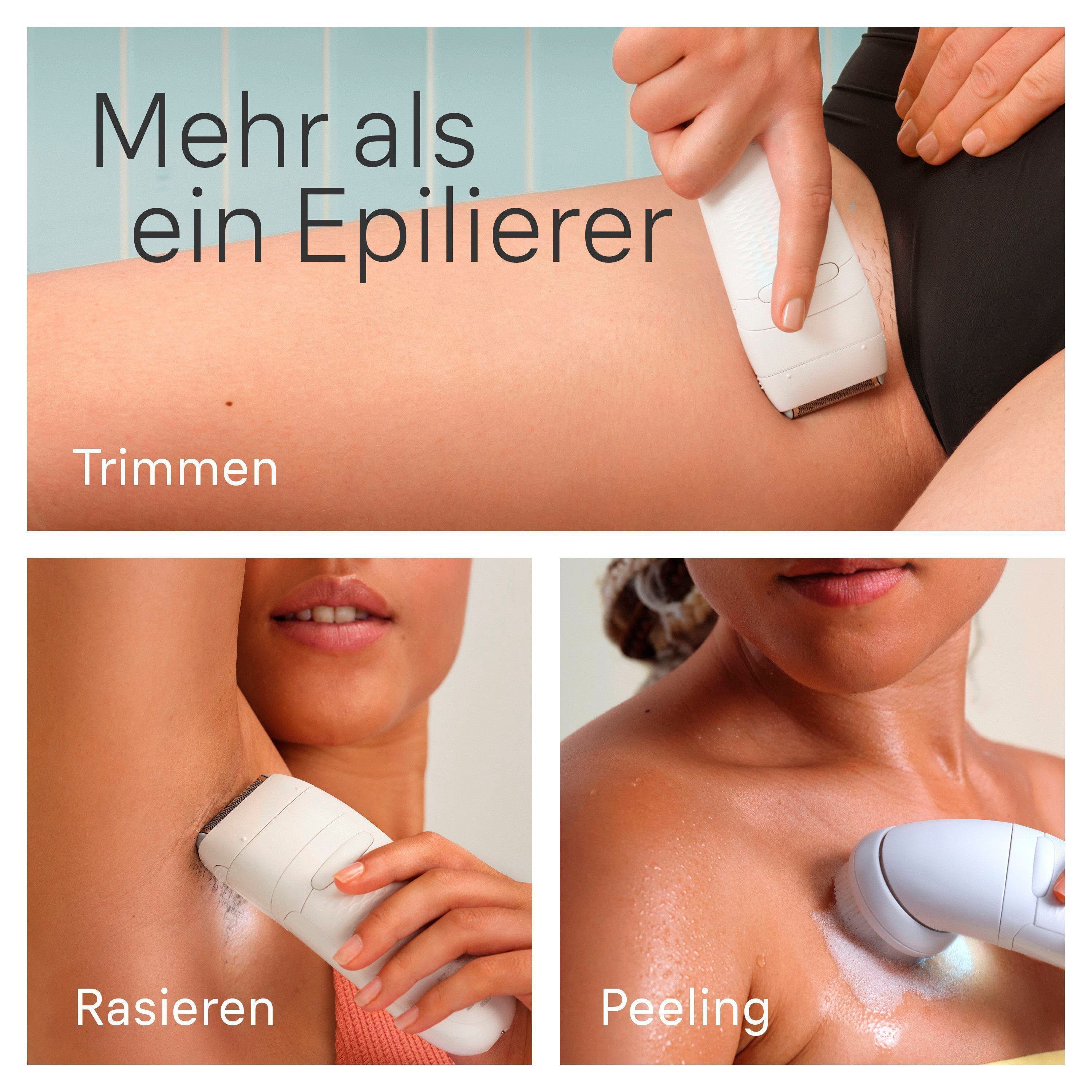 Braun Epilator Silk-épil 5 5-060 met scheeropzetstuk, trimopzetstuk en peelingopzetstukken