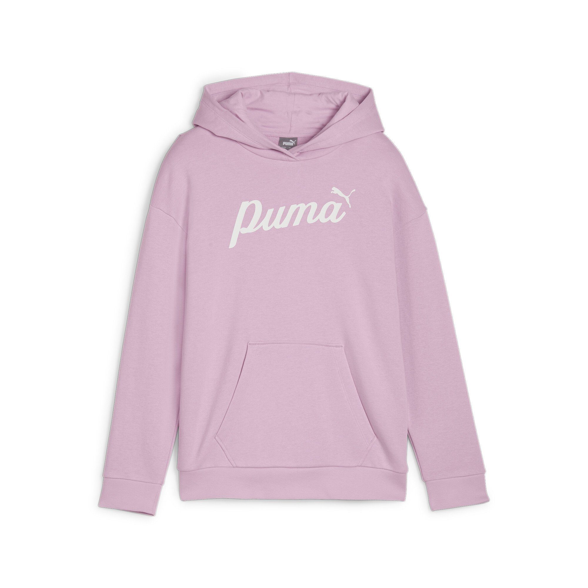 Puma hoodie lila Trui Paars Katoen Capuchon Printopdruk 128