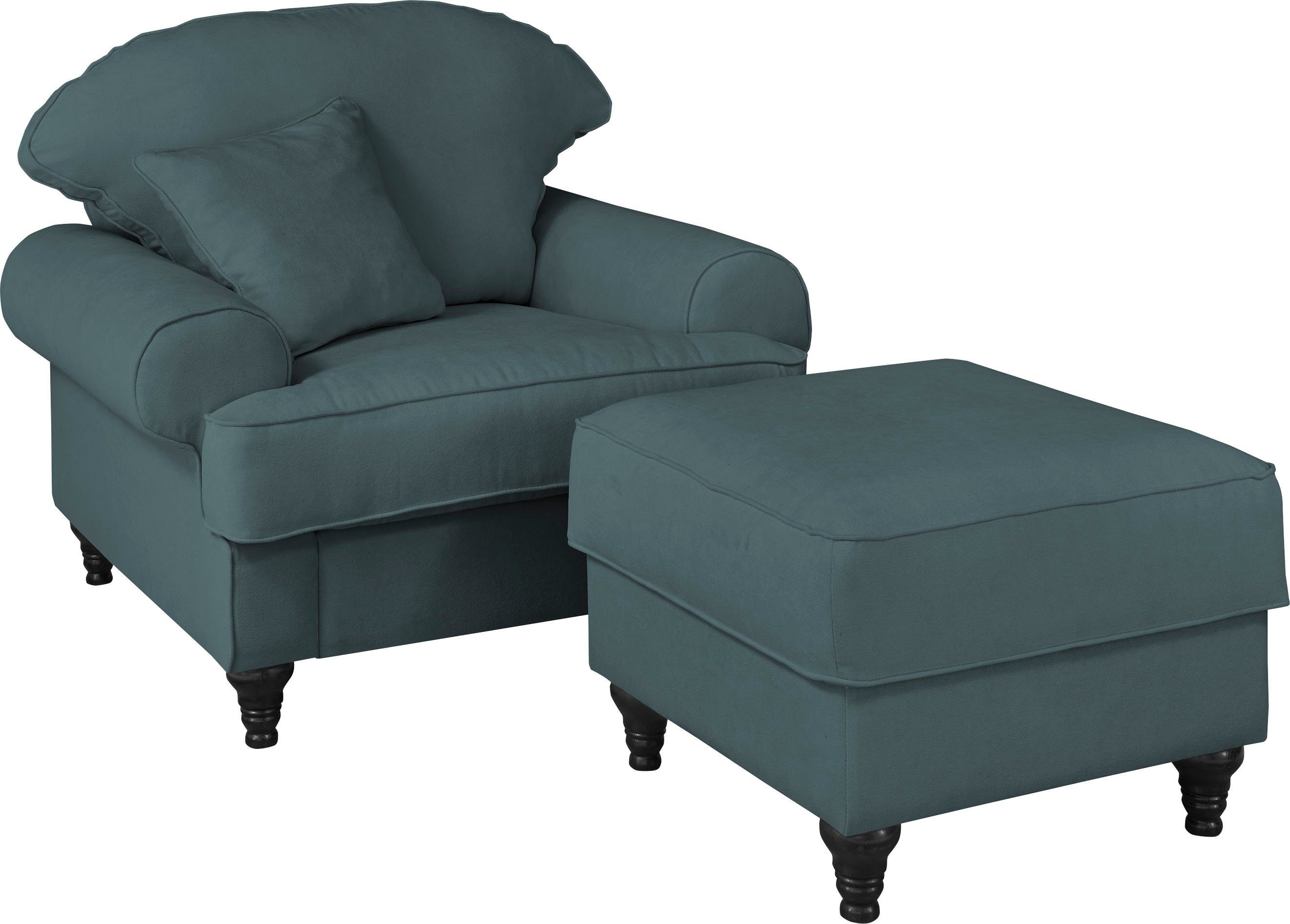 Home affaire Fauteuil Westminster met binnenveringsinterieur (set, 2 stuks)