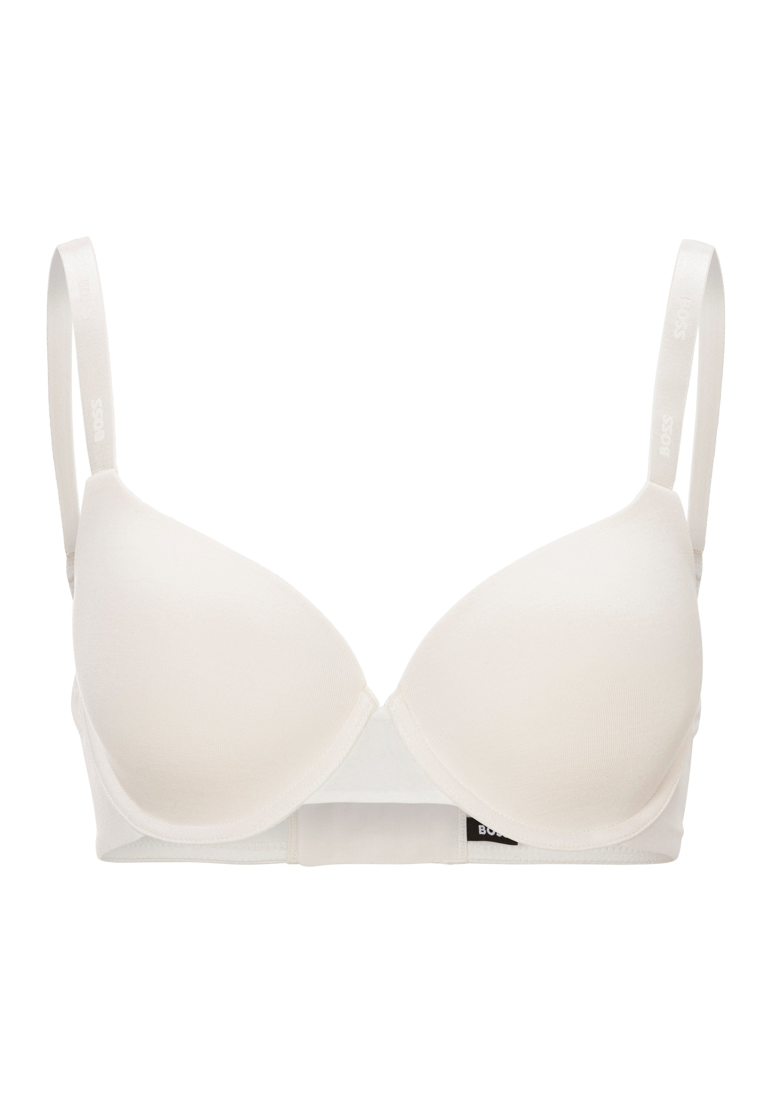 BOSS Beugel-bh UNDERWIRE BRA CI met boss tekst op de schouderbanden