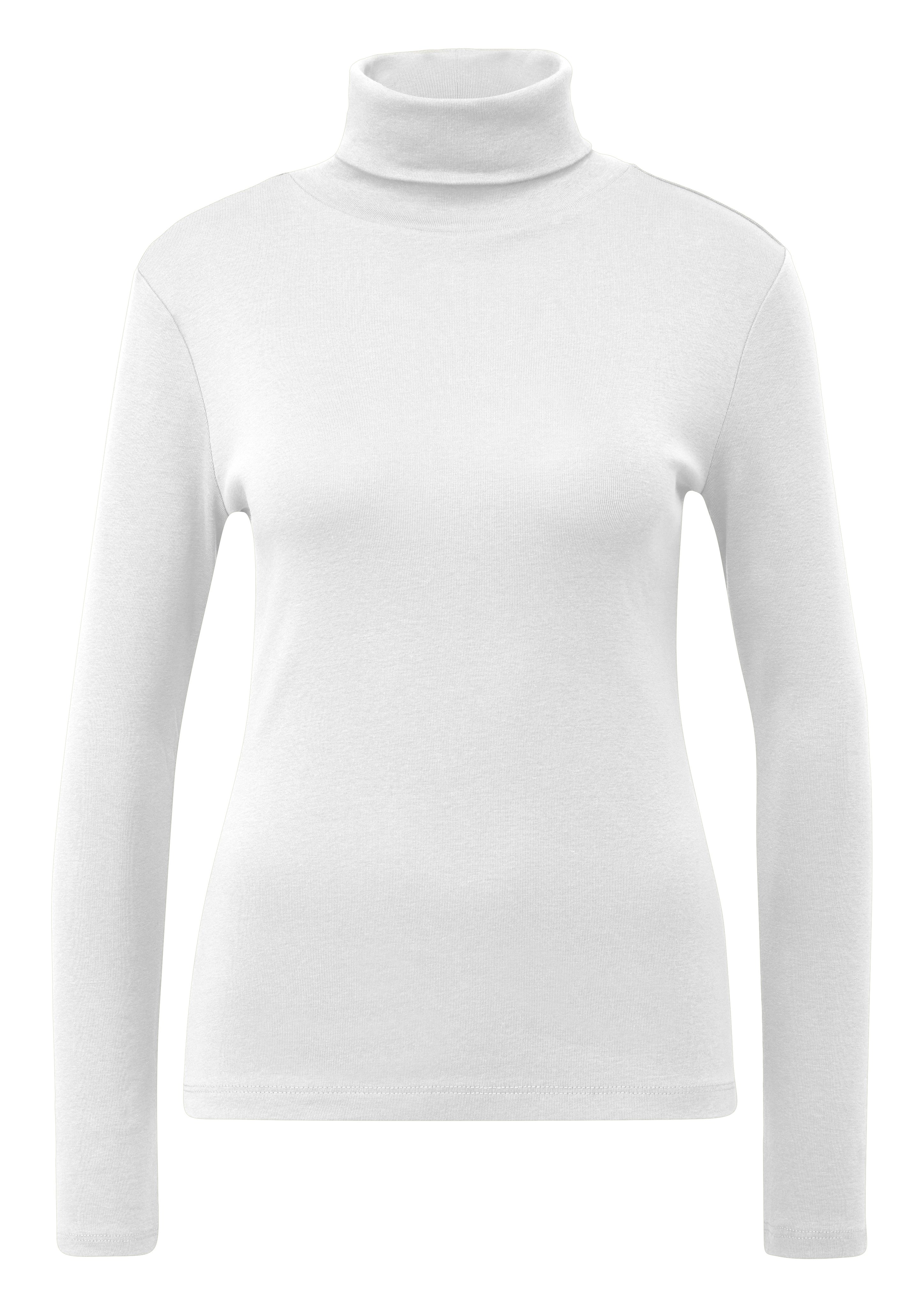 s.Oliver Colshirt in rib-look
