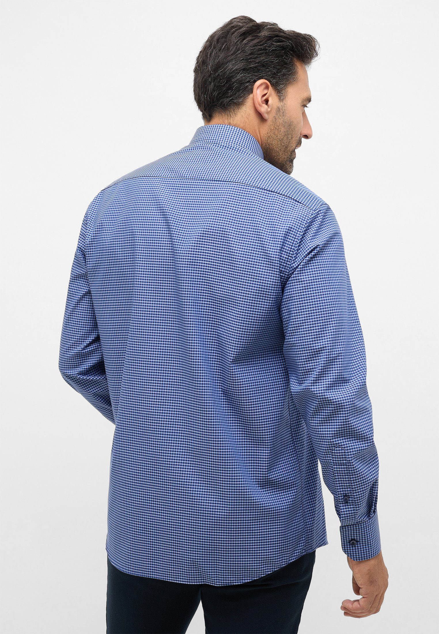 Eterna Overhemd met lange mouwen Comfort fit NON IRON (strijkvrij)