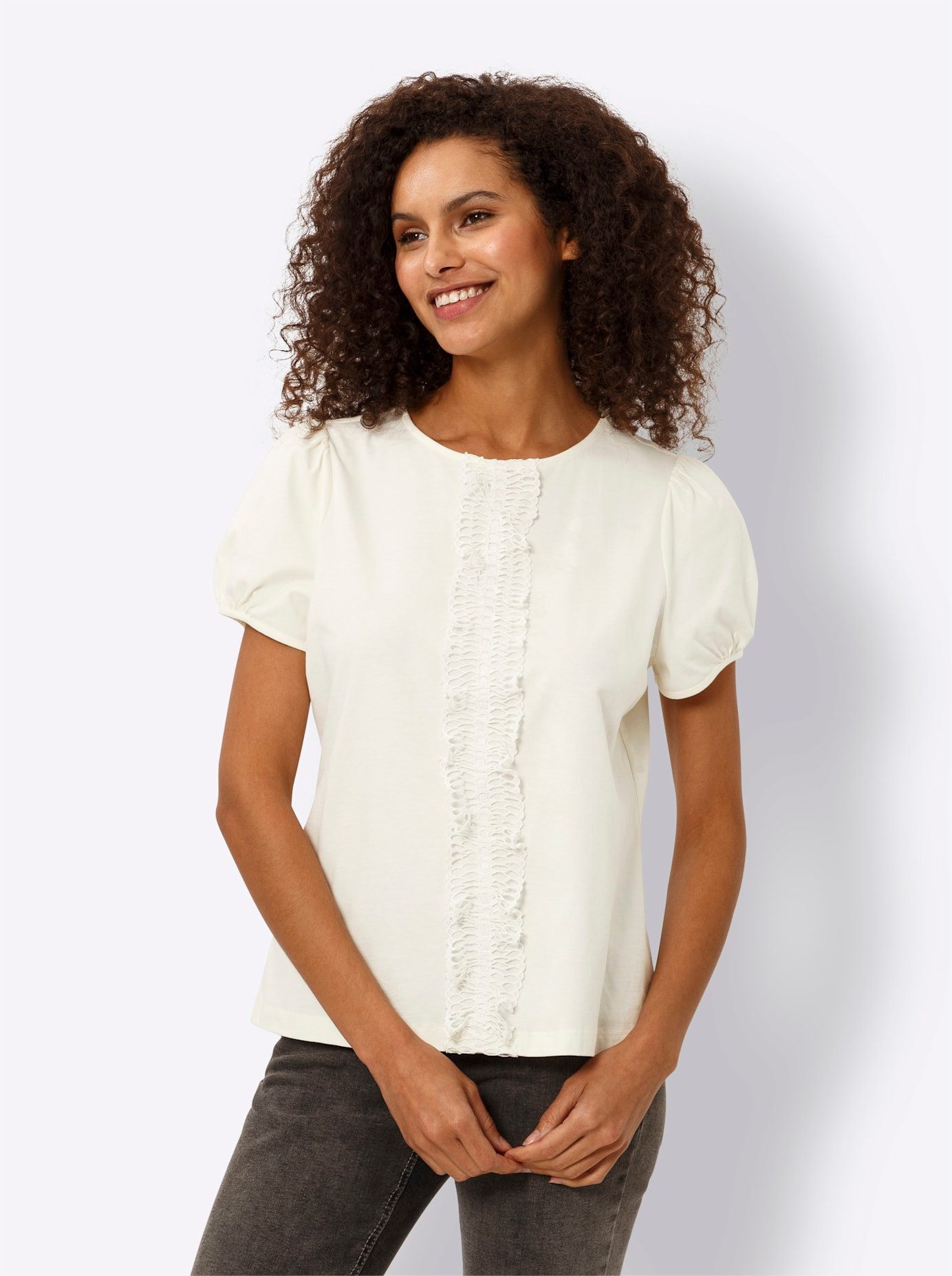 heine Shirt met ronde hals Shirt (1-delig)