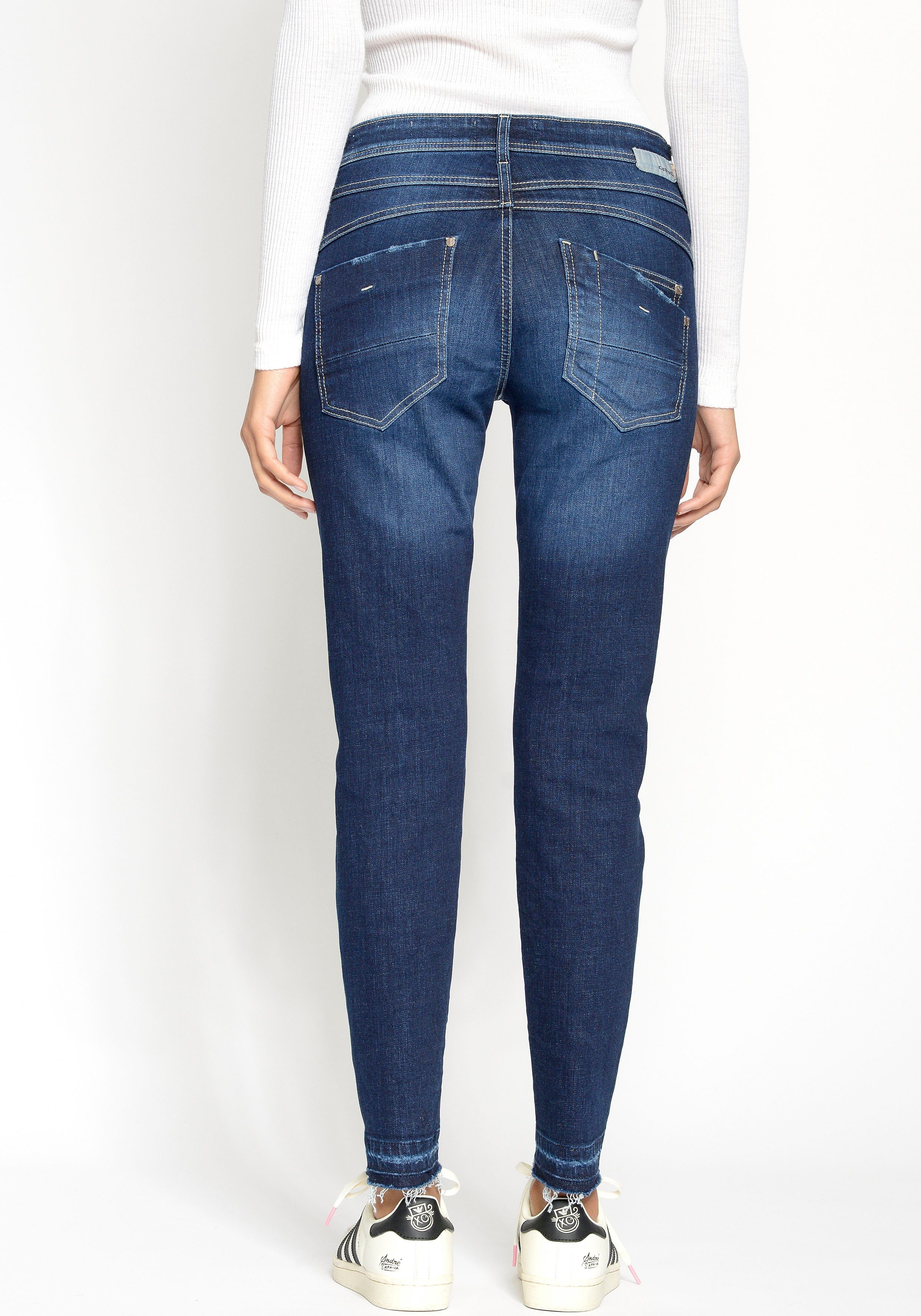 GANG Relax fit jeans 94AMELIE CROPPED in 5-pocket-stijl