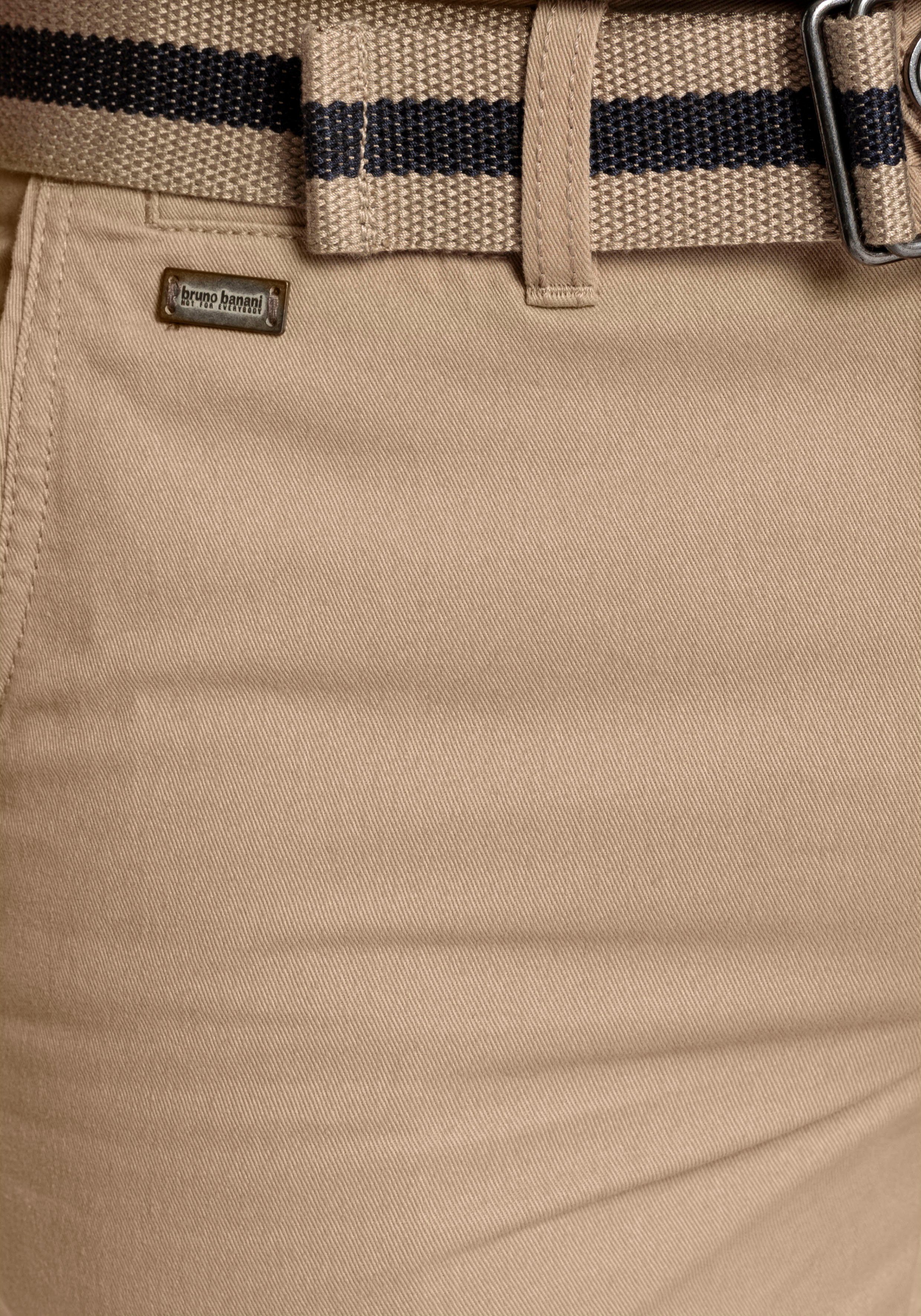 Bruno Banani Chino-short inclusief ceintuur